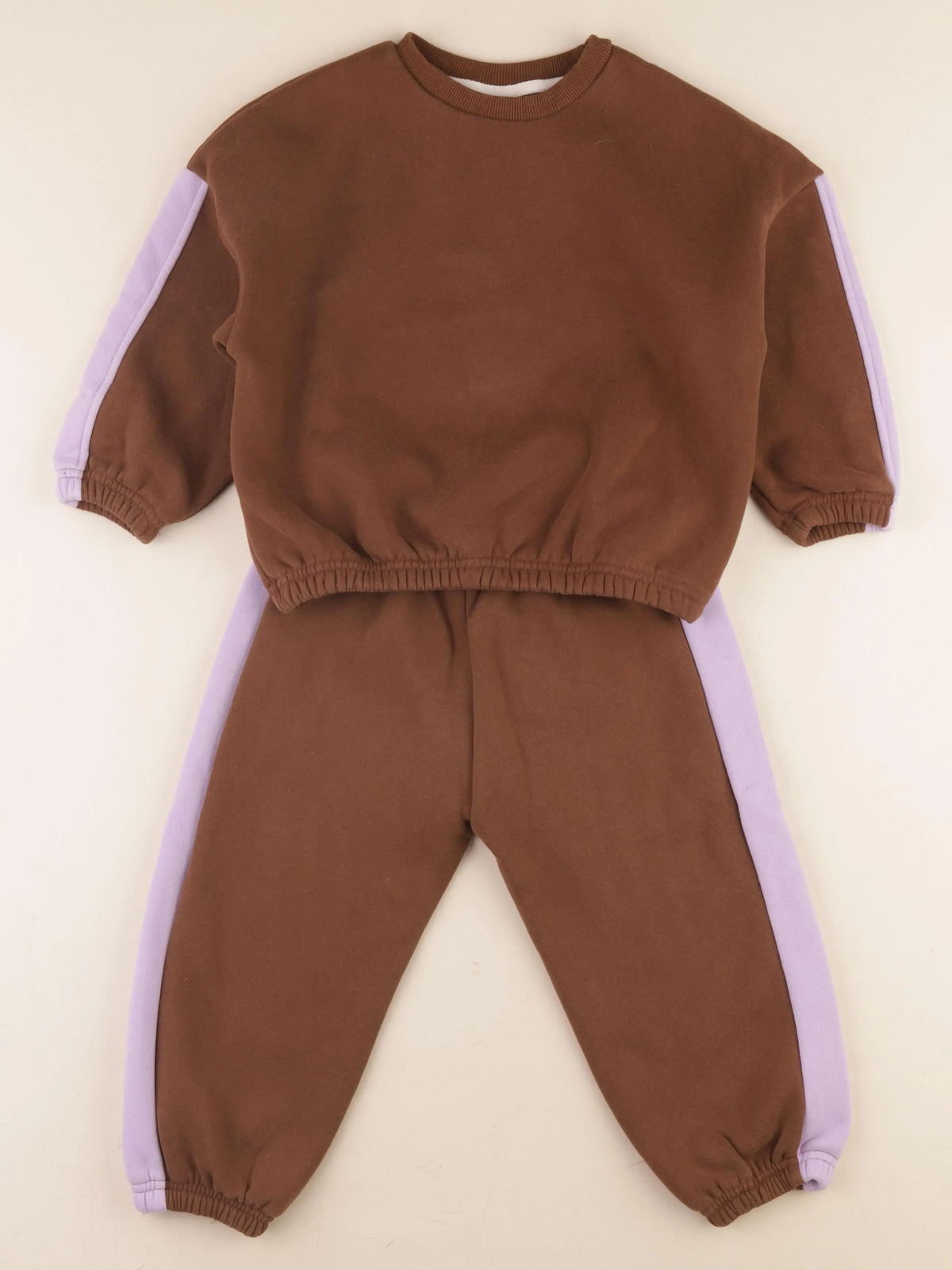 Gamin gamine - ensemble marron - 4 ans