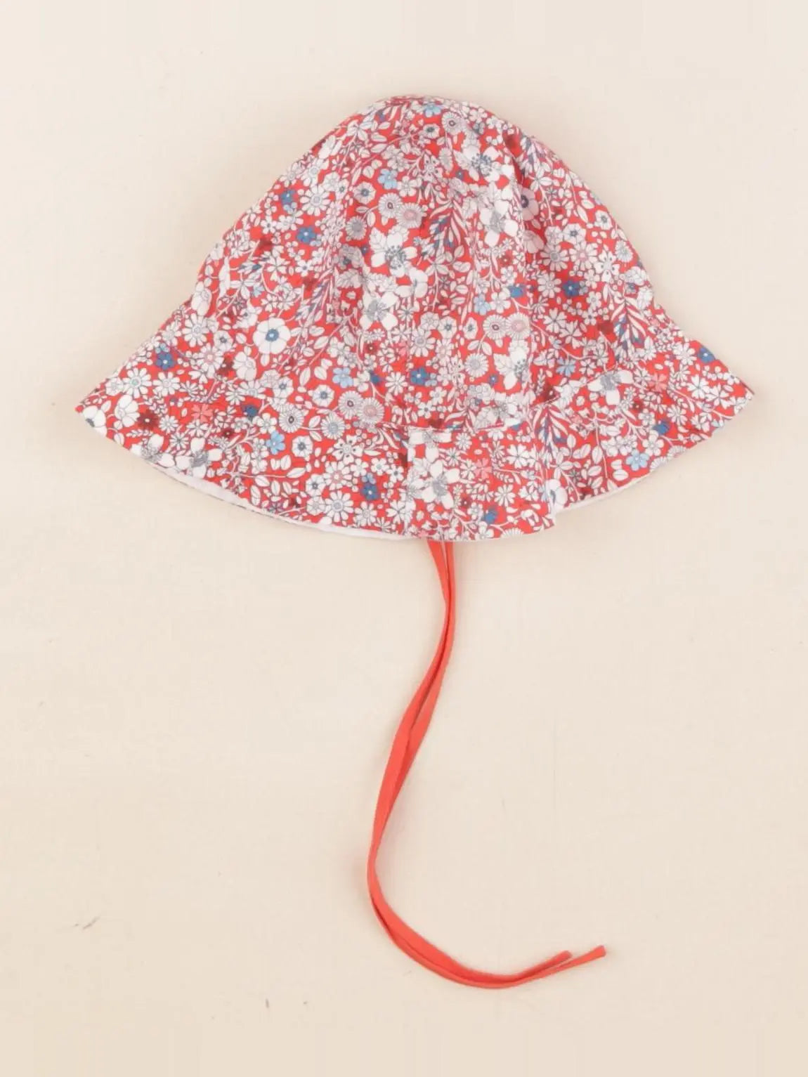 Jacadi - chapeau liberty rouge - 6 mois