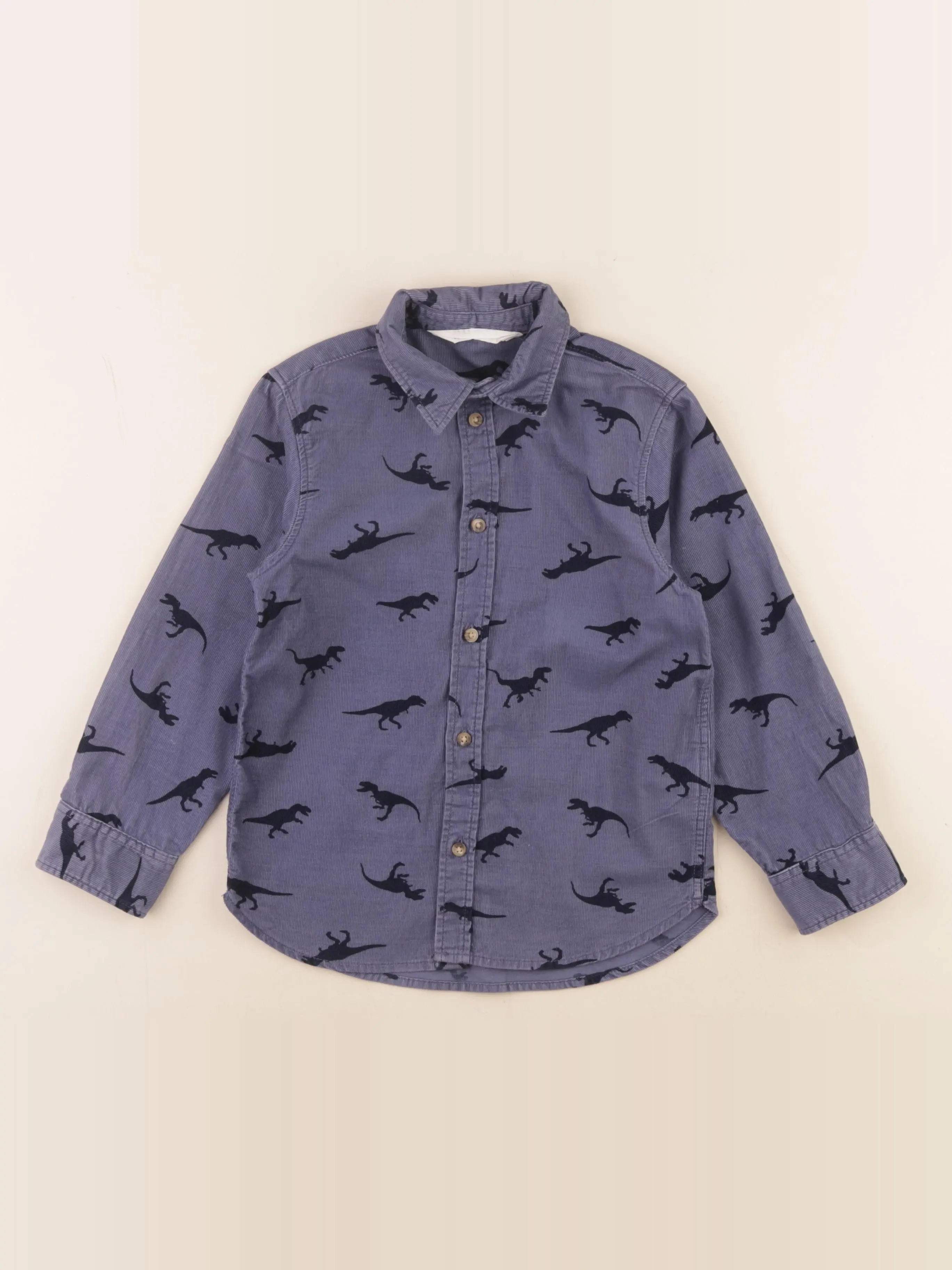 H&M - chemise bleu - 5/6 ans