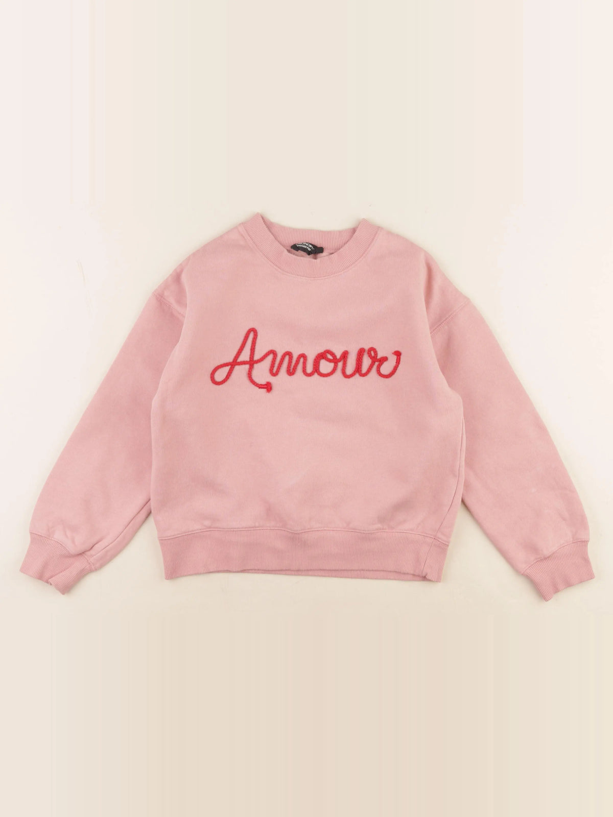 Monoprix - sweat rose - 10 ans
