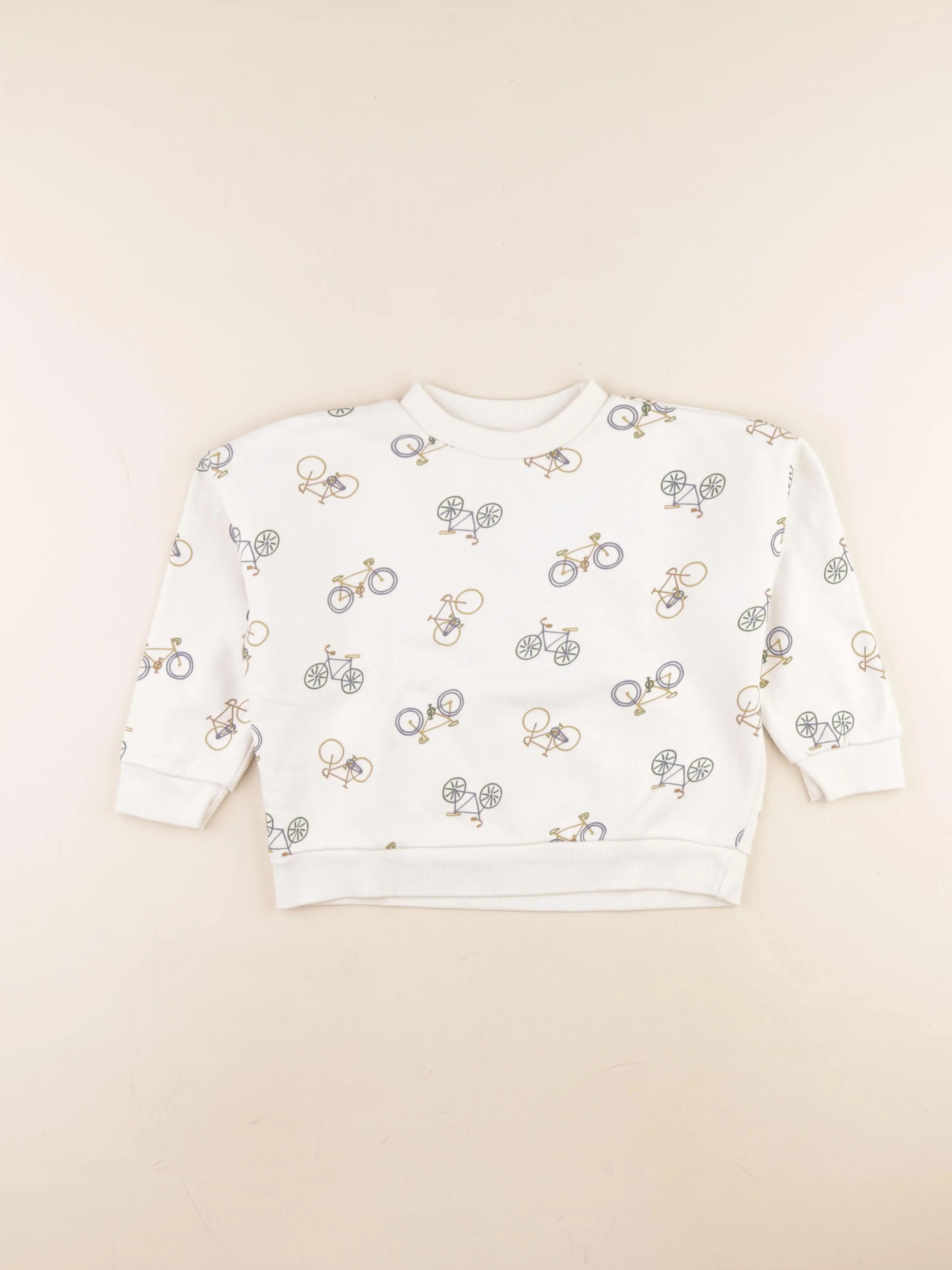Monoprix - sweat beige - 5 ans