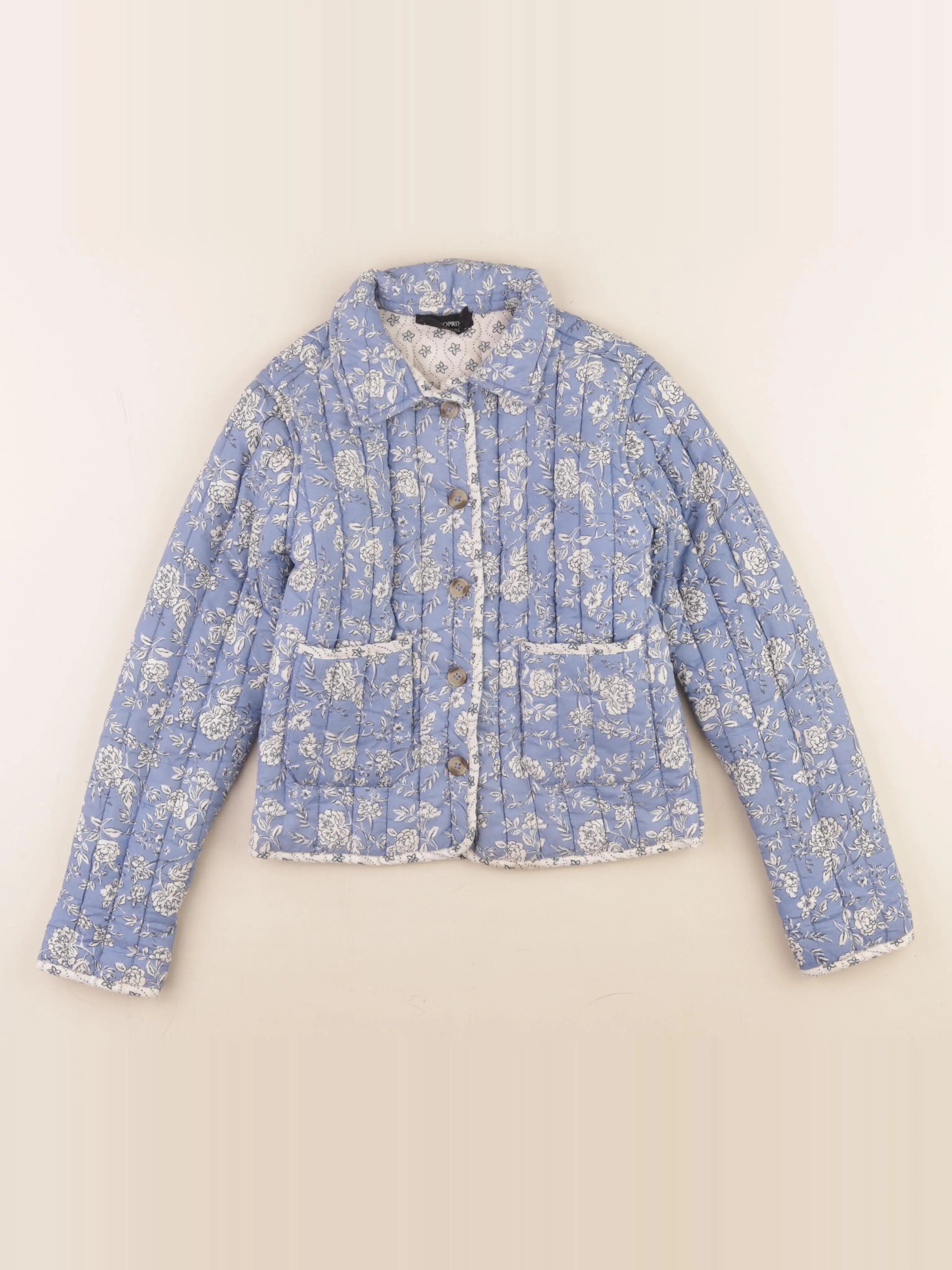 Monoprix - veste bleu - 8 ans