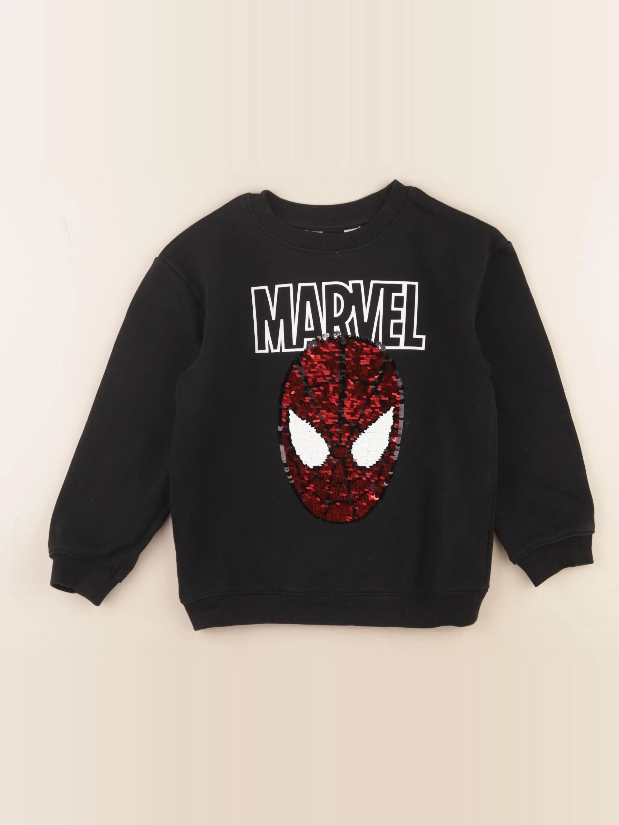 H&M - sweat noir - 4/6 ans