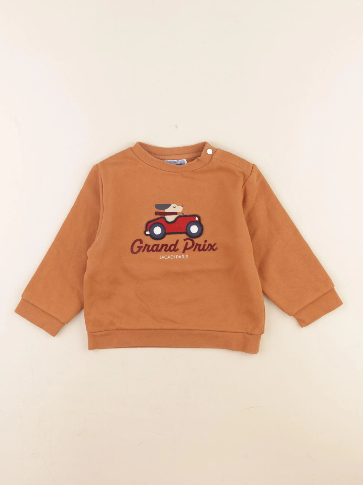 Jacadi - sweat marron - 36 mois