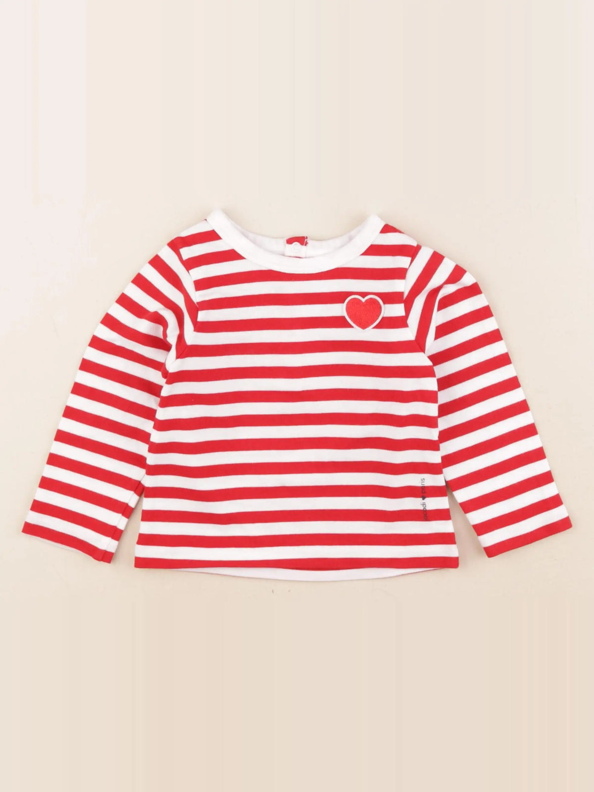 Jacadi - tee-shirt rouge - 18 mois