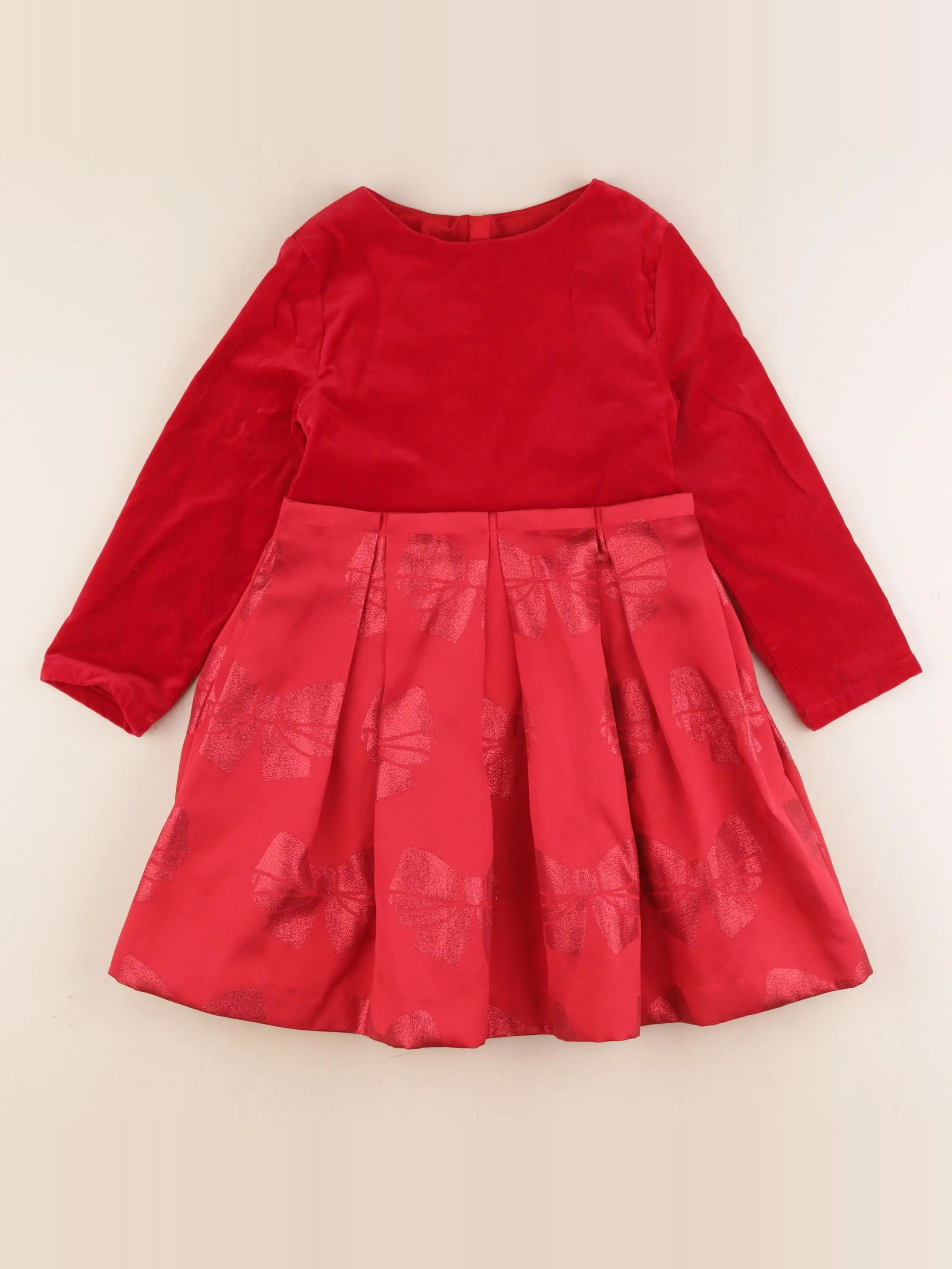 Jacadi - robe rouge - 4 ans