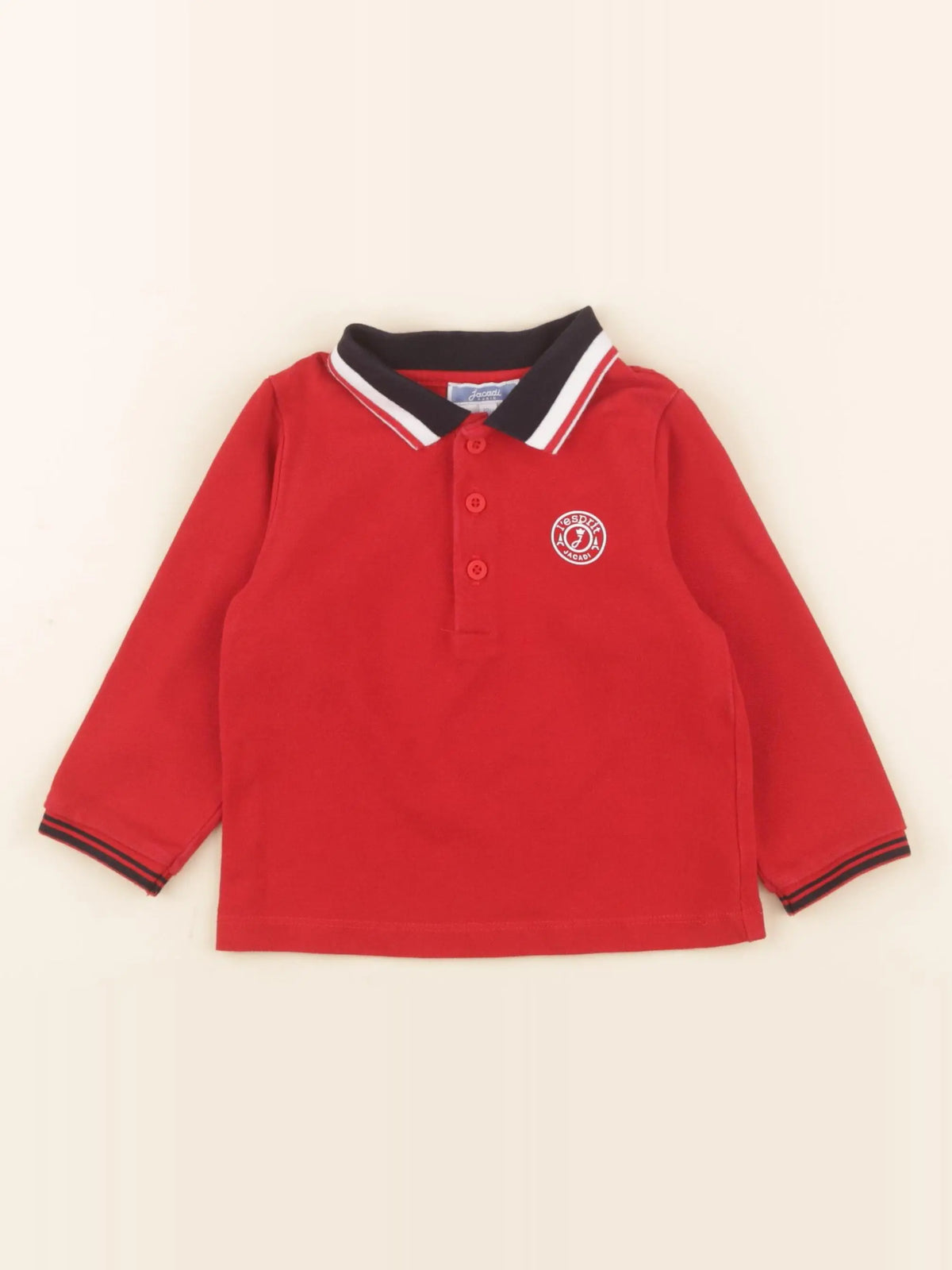 Jacadi - polo rouge - 18 mois