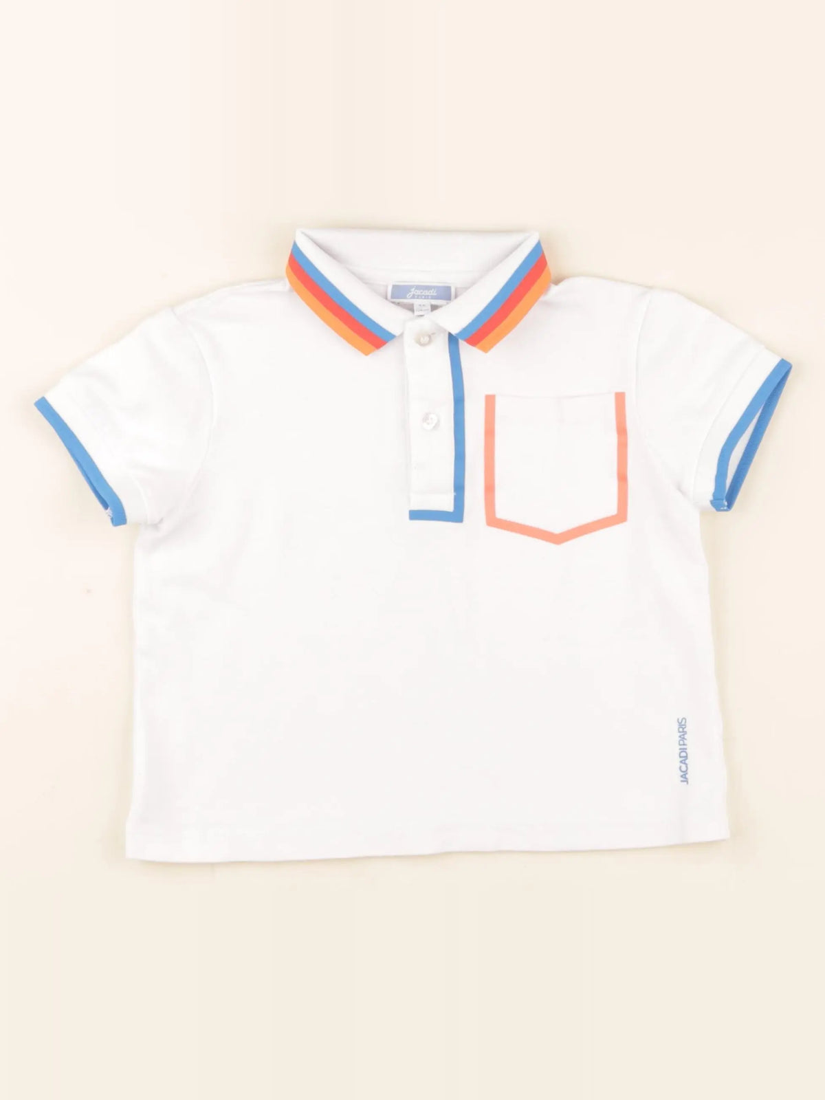 Jacadi - polo blanc - 4 ans