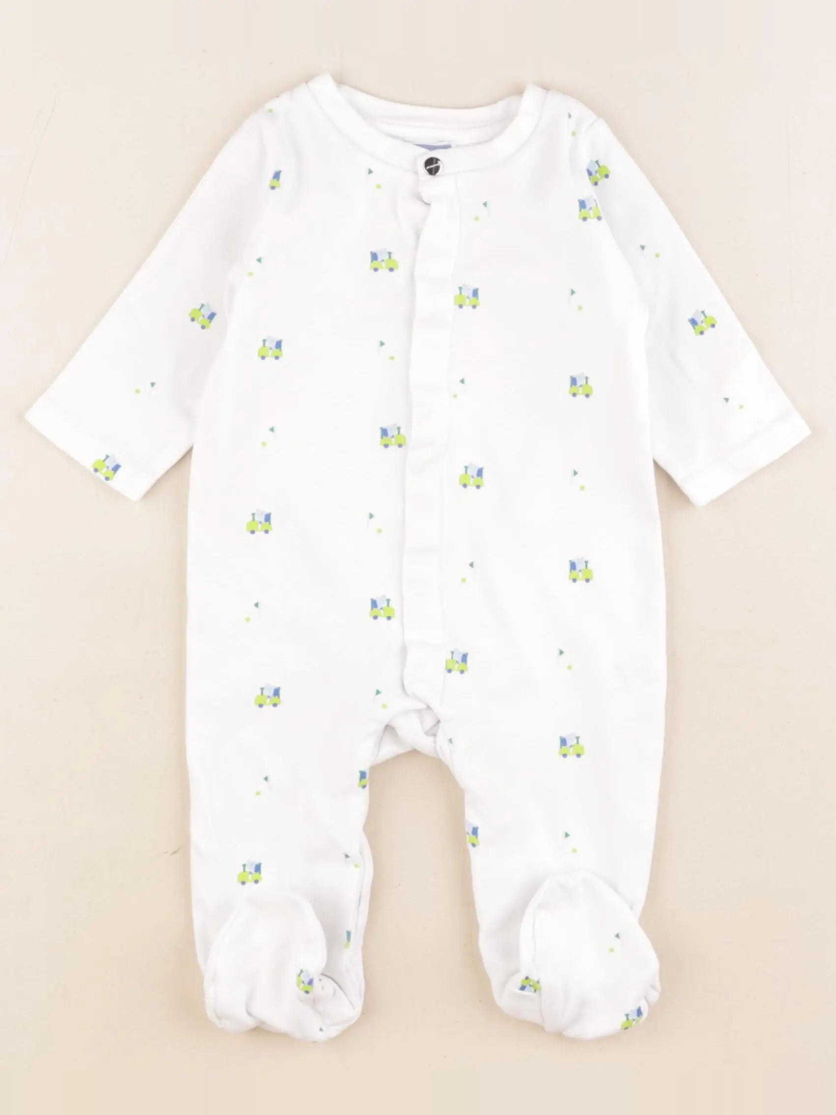 Jacadi - pyjama coton blanc - 6 mois