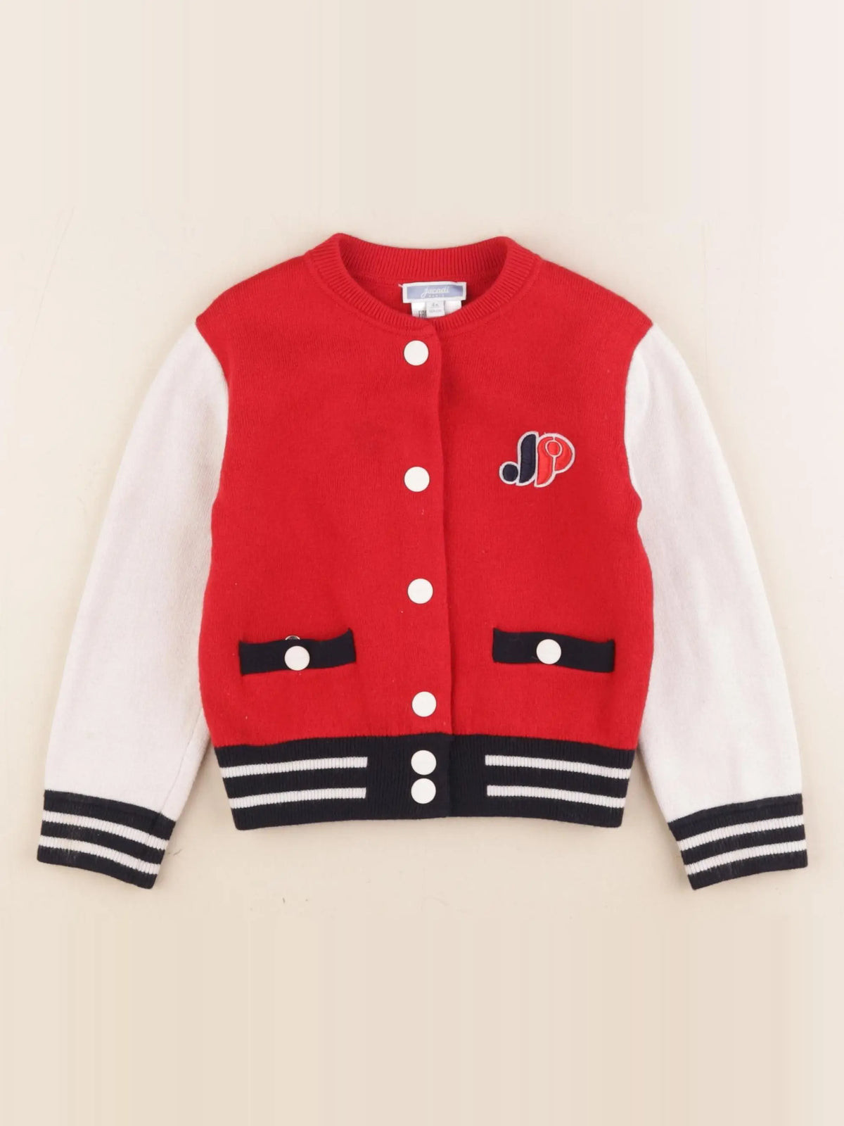 Jacadi - gilet rouge - 4 ans