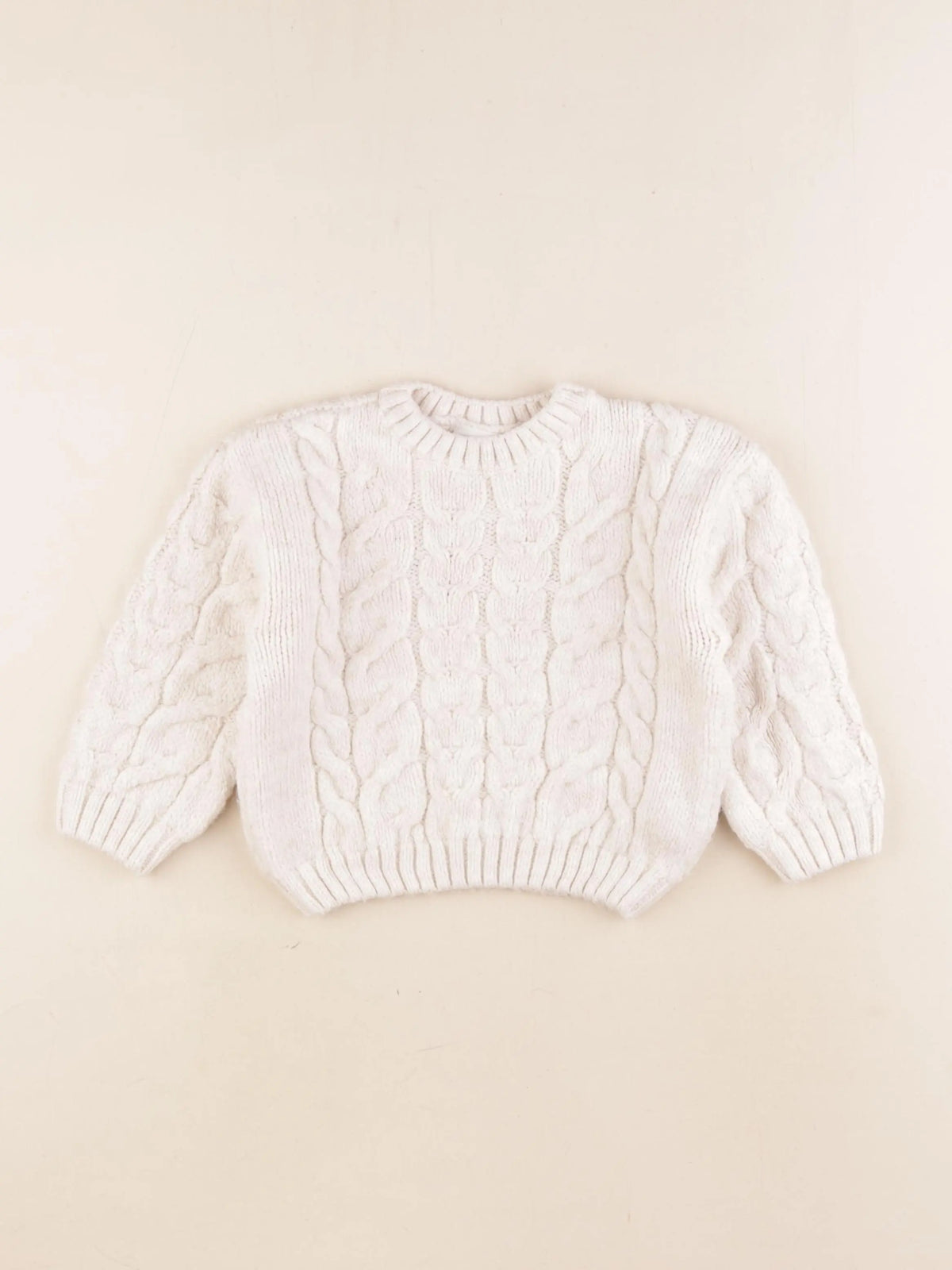 Zara - pull blanc - 18 mois