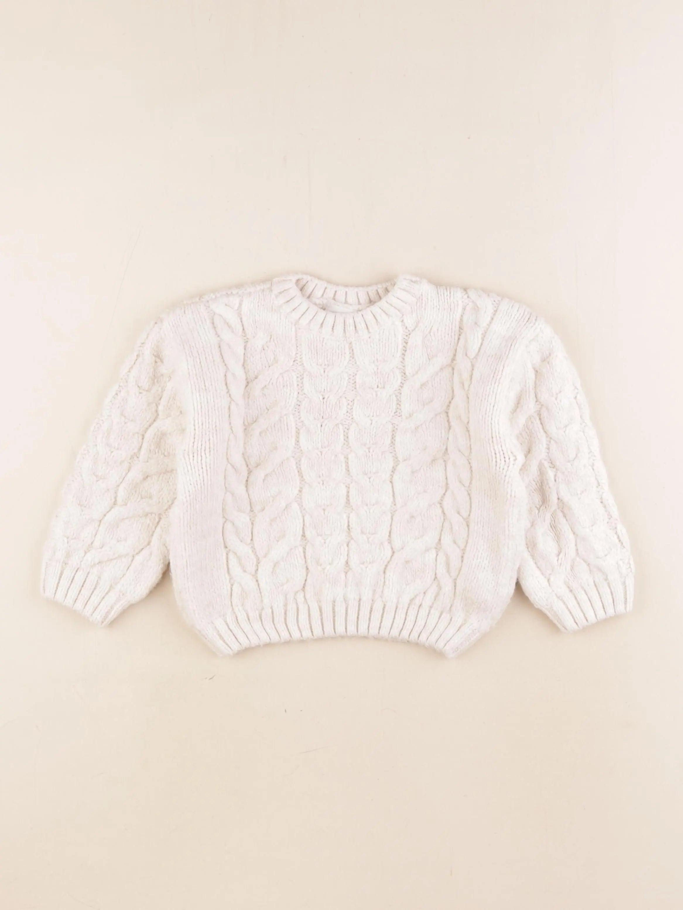 Zara - pull blanc - 18 mois
