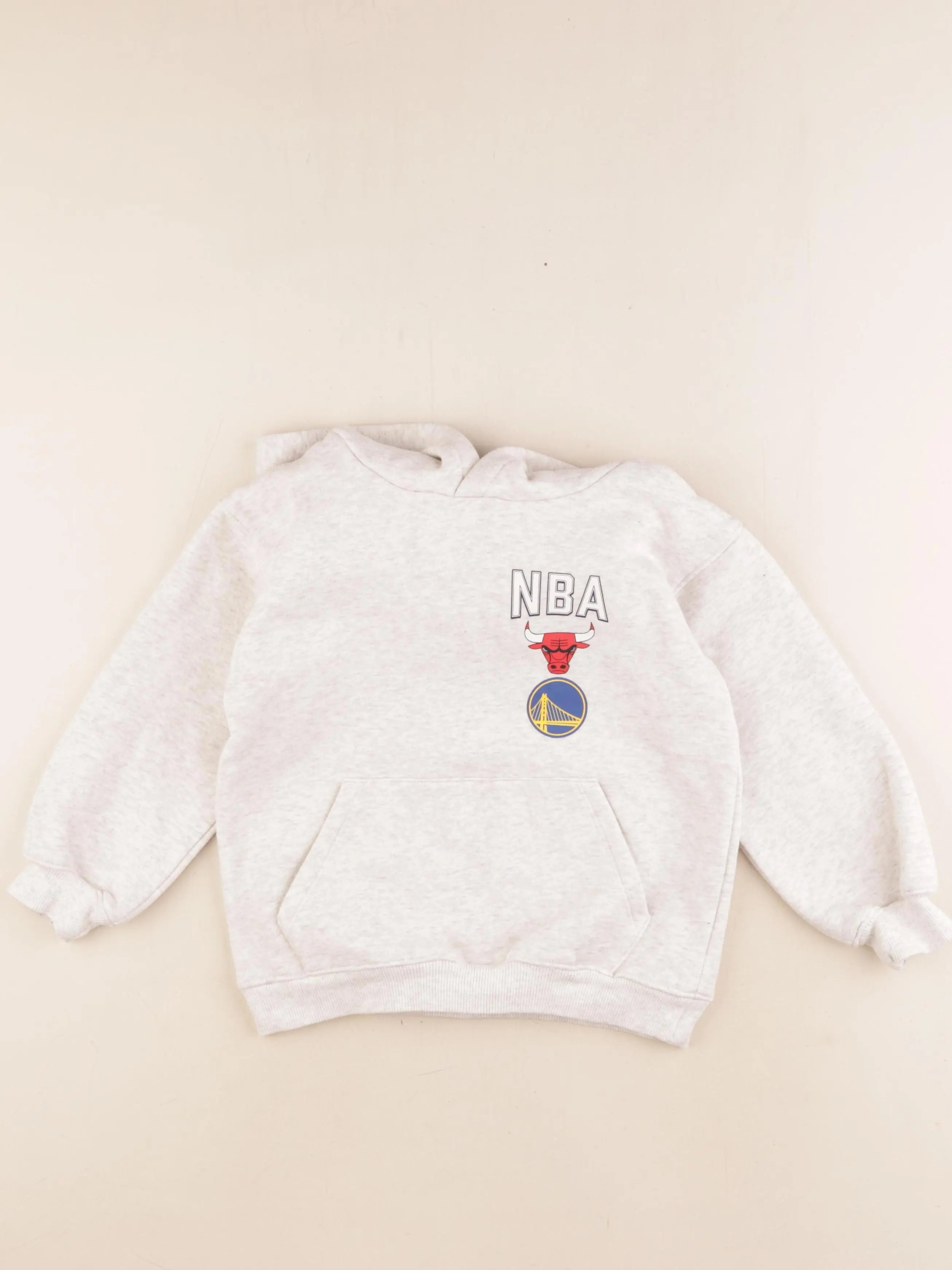 H&M - sweat imprimé au dos gris - 4/6 ans