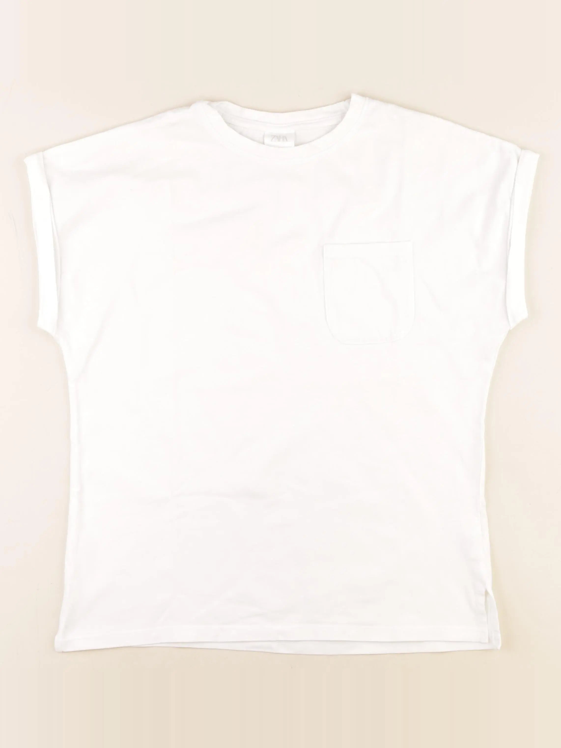 Zara - tee-shirt blanc - 9/10 ans