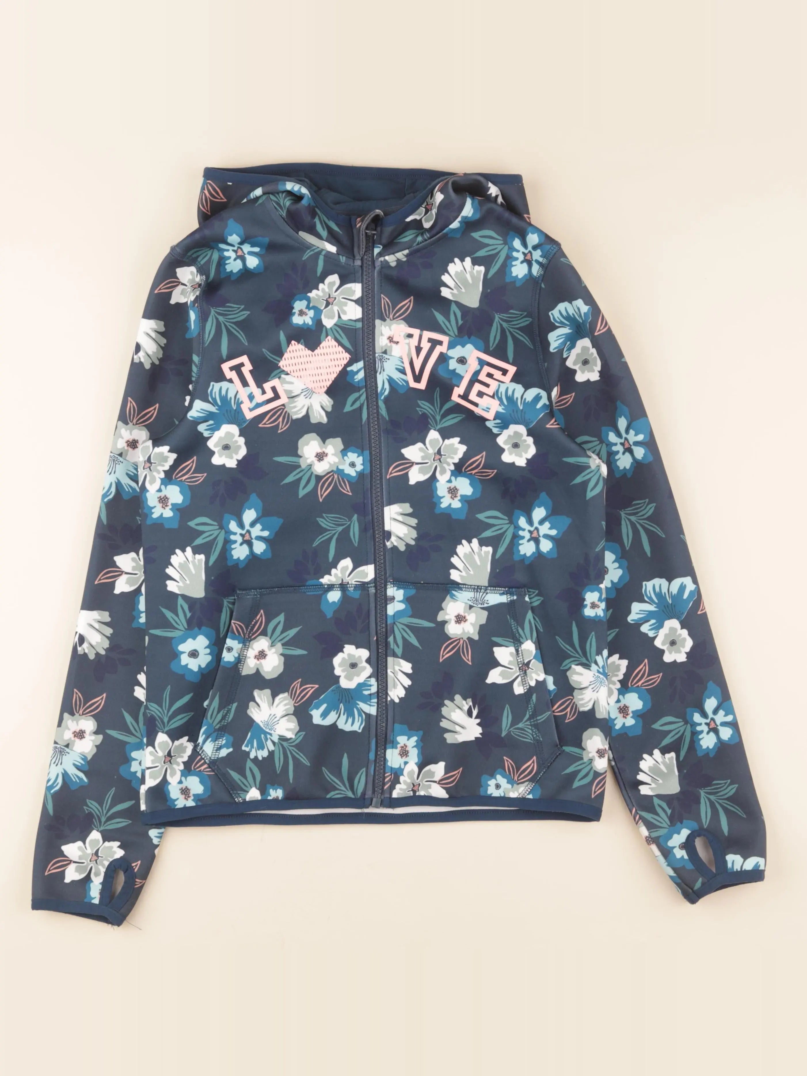 Vertbaudet - sweat vert - 12 ans