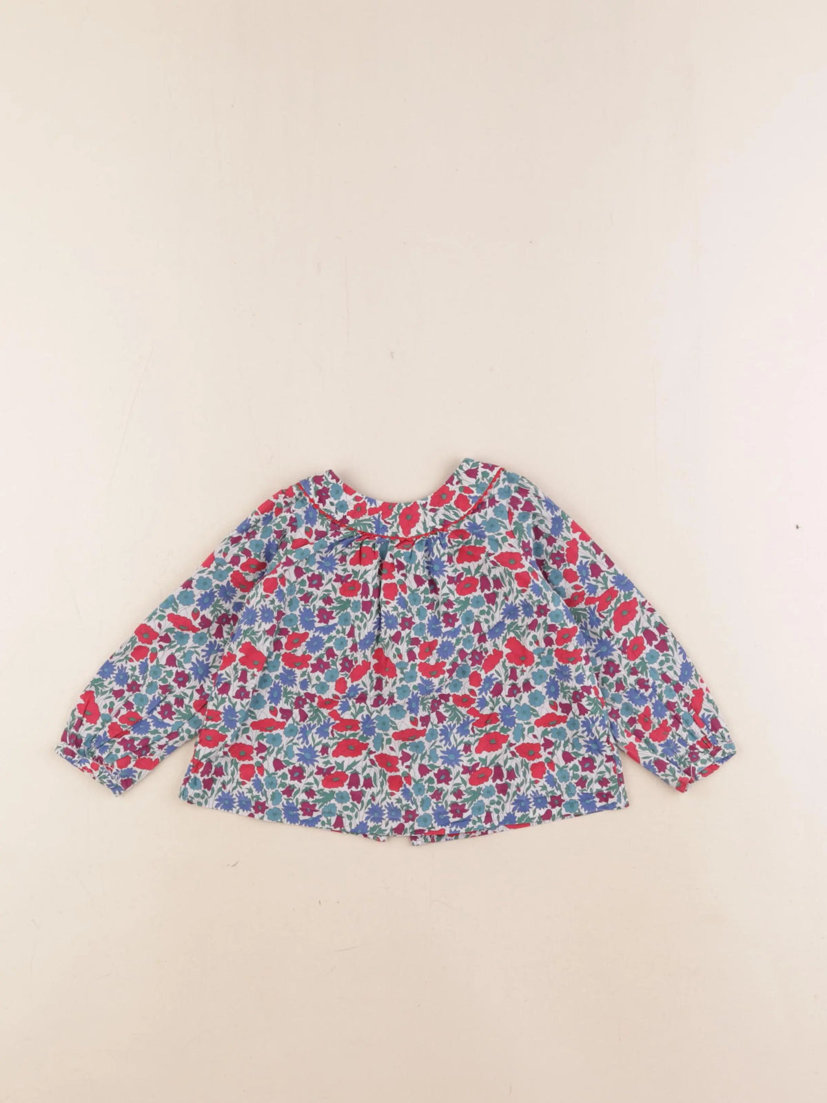 Jacadi - blouse liberty multicolore - 12 mois