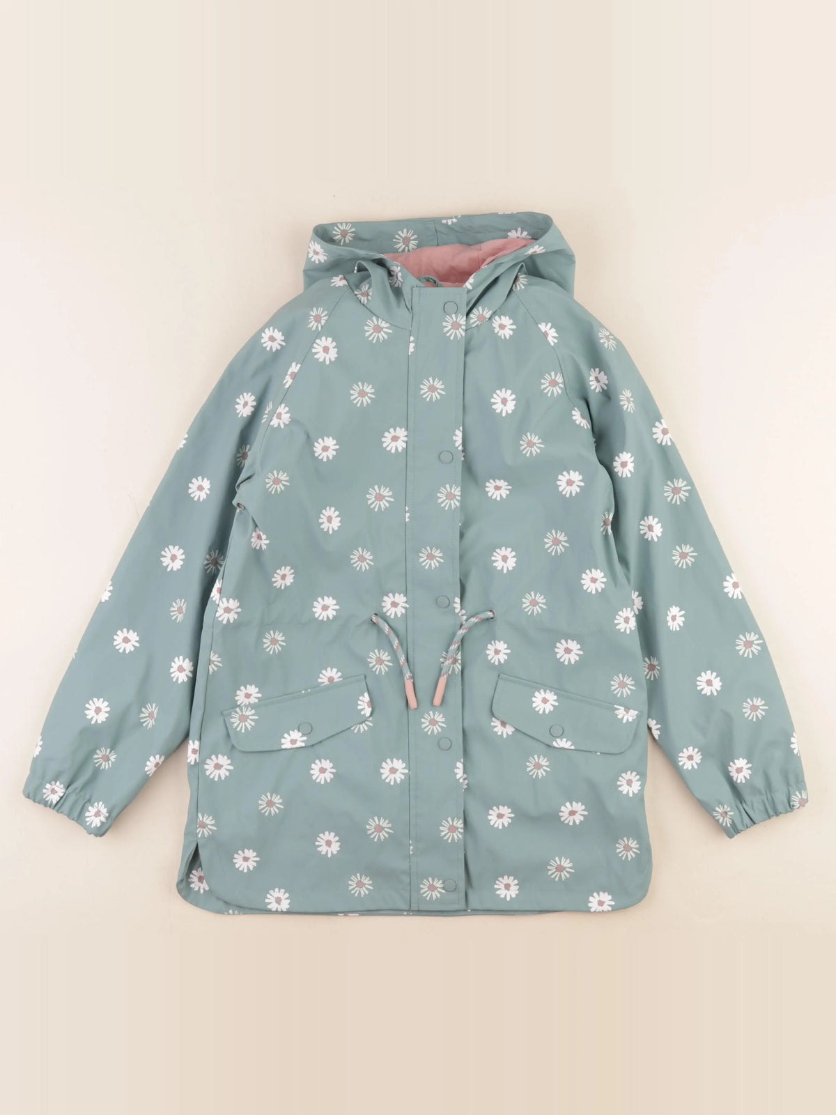 Vertbaudet - imperméable vert - 10 ans