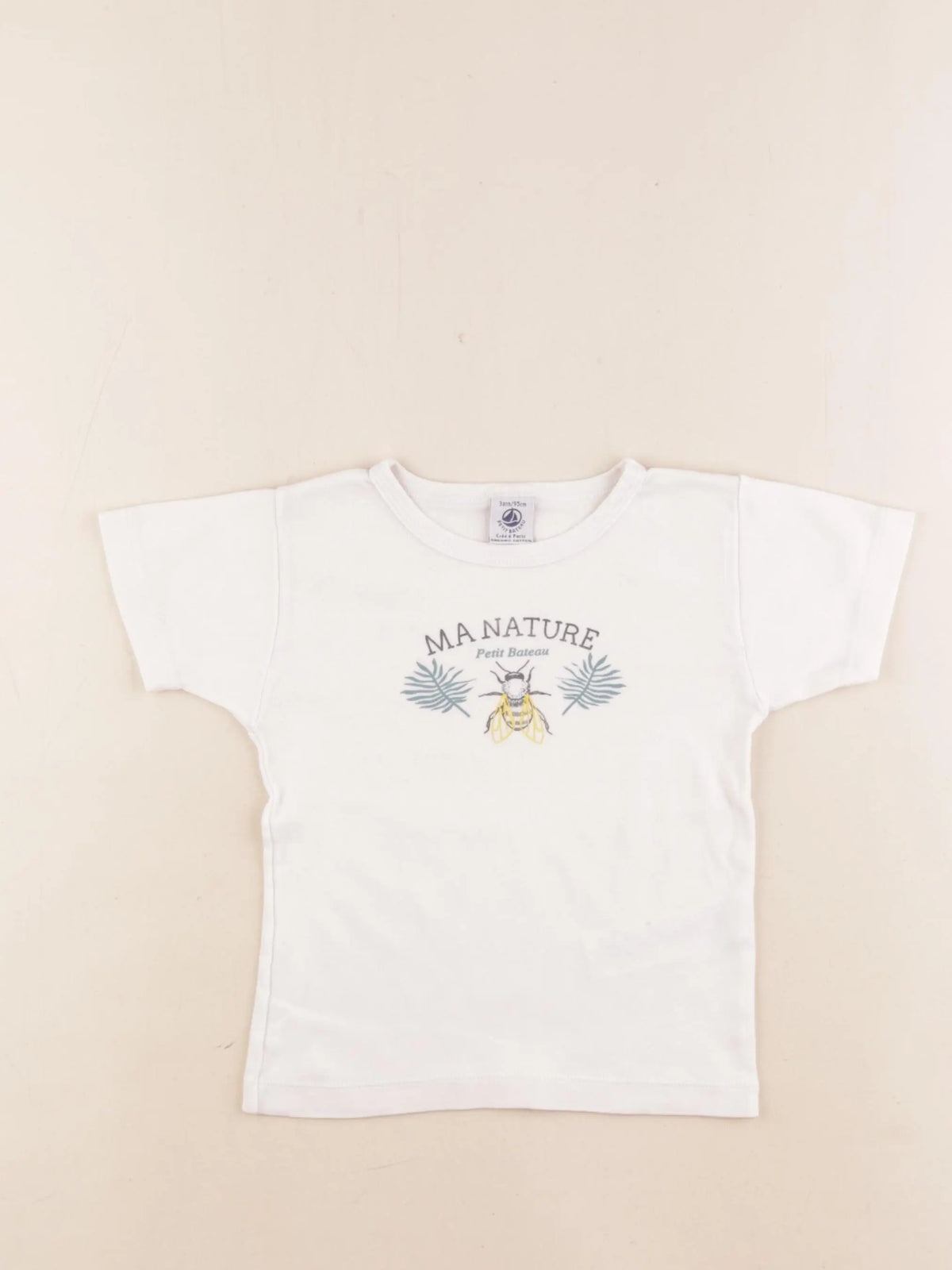 Petit Bateau - tee-shirt blanc - 3 ans