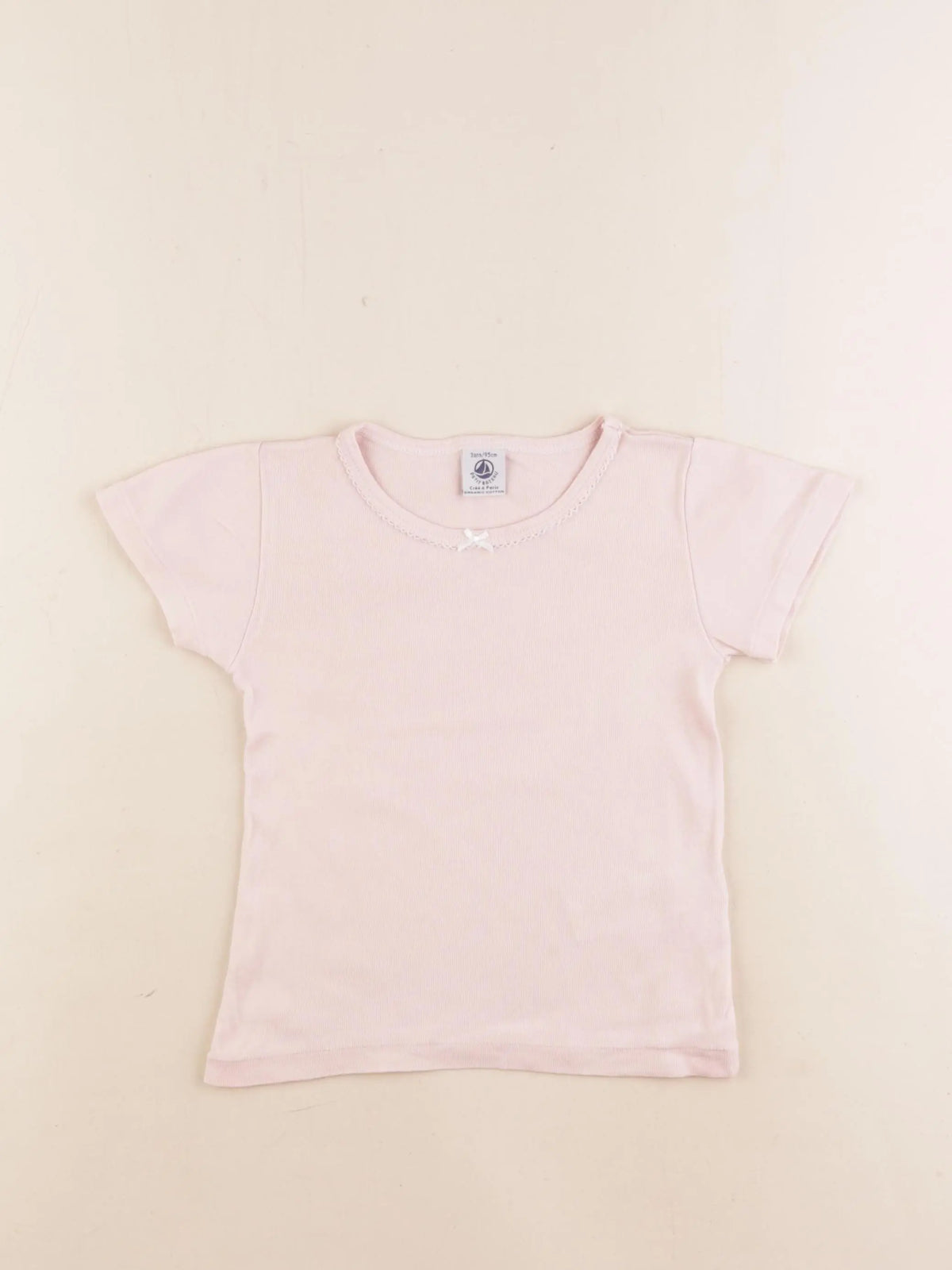 Petit Bateau - maillot de corps rose - 3 ans