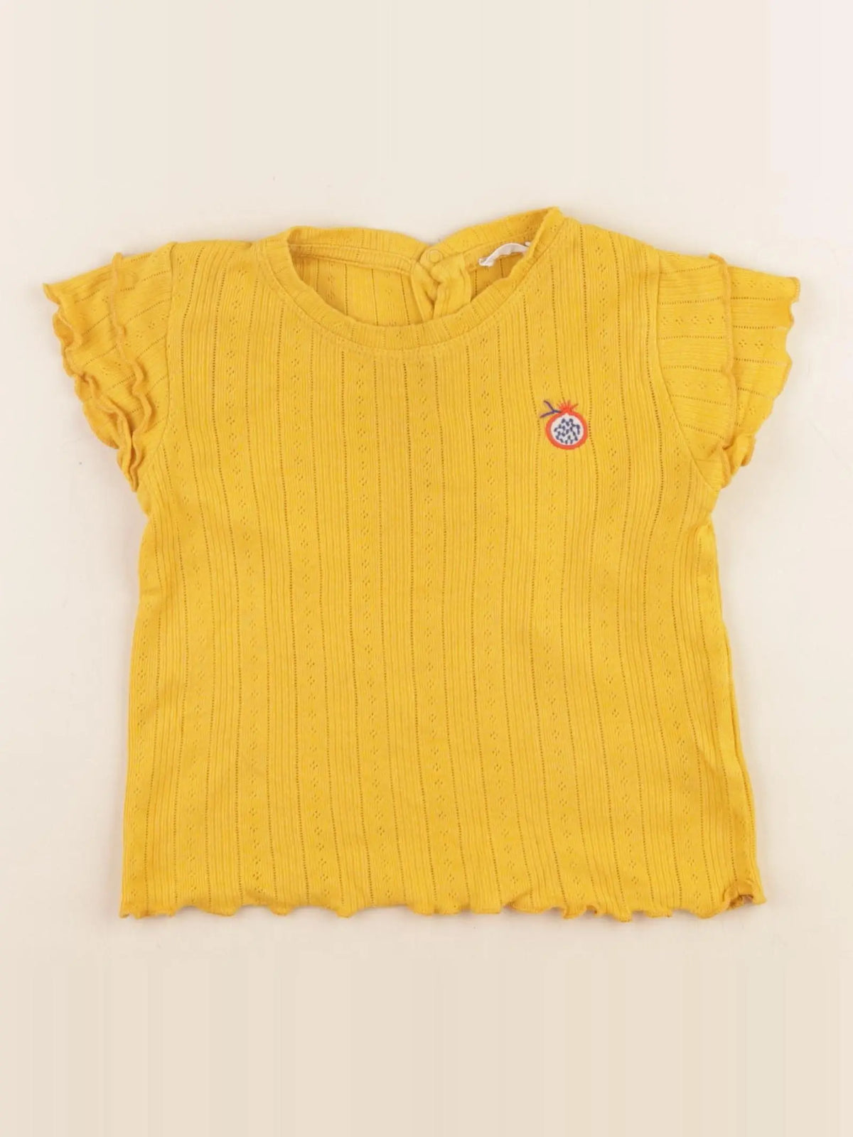 Boutchou - tee-shirt jaune - 24 mois