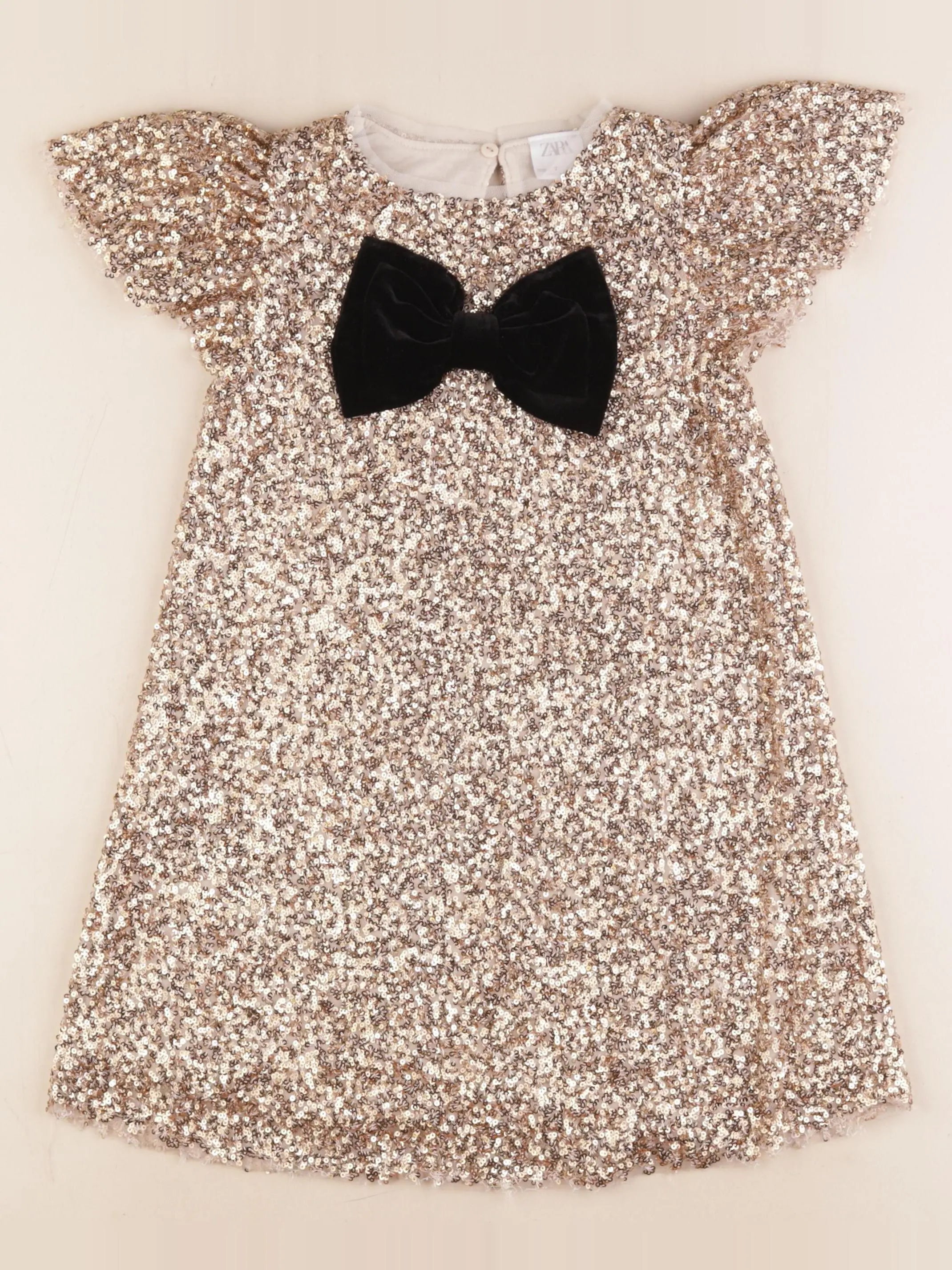 Zara - robe or - 7 ans