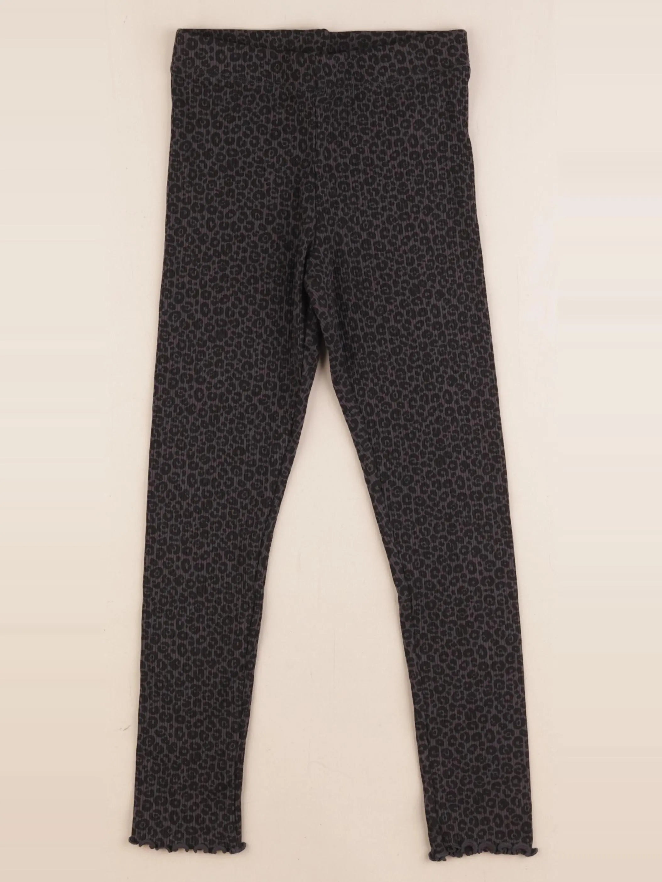 H&M - legging gris, noir - 6/7 ans