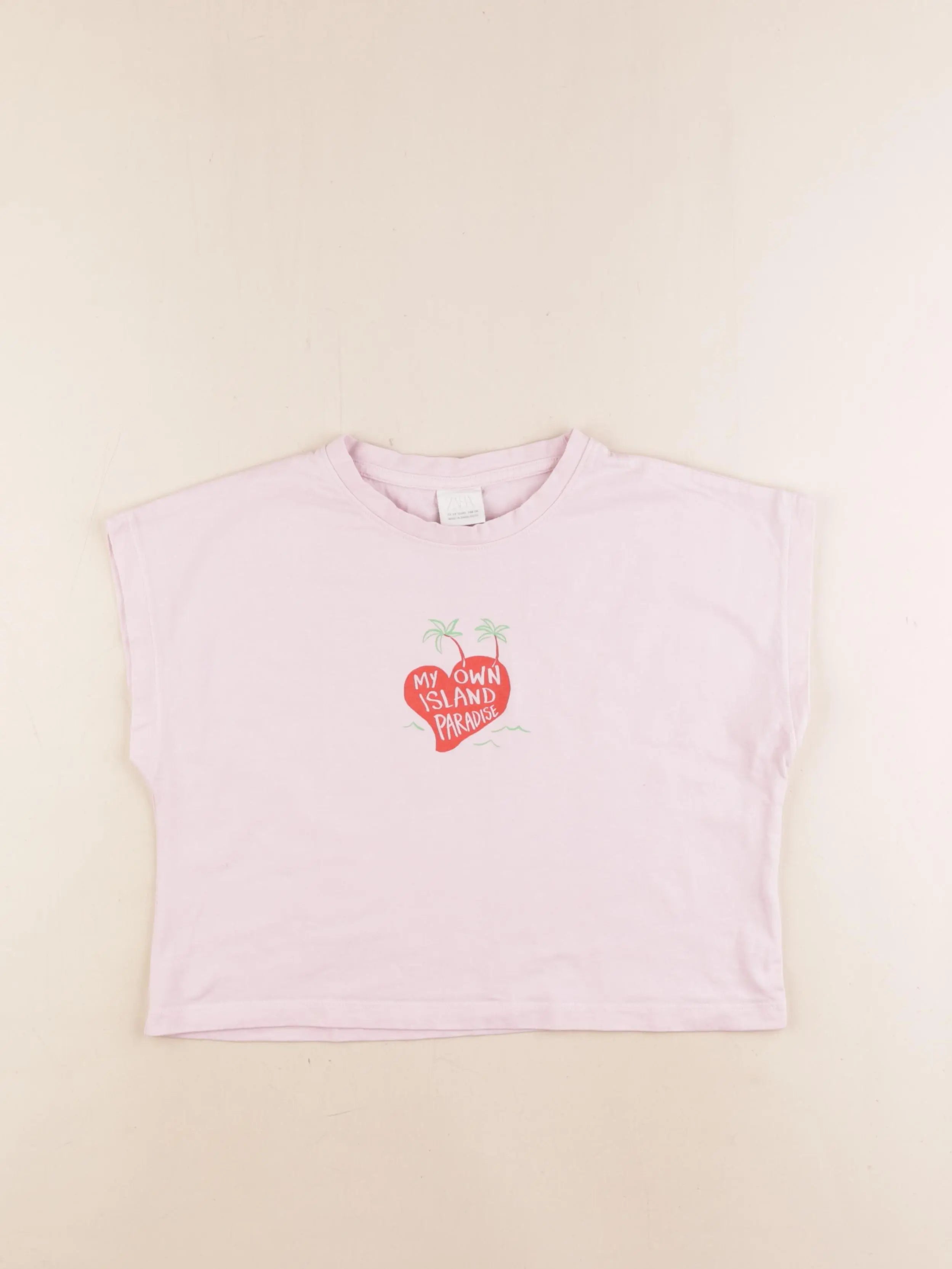 Zara - tee-shirt rose - 11/12 ans