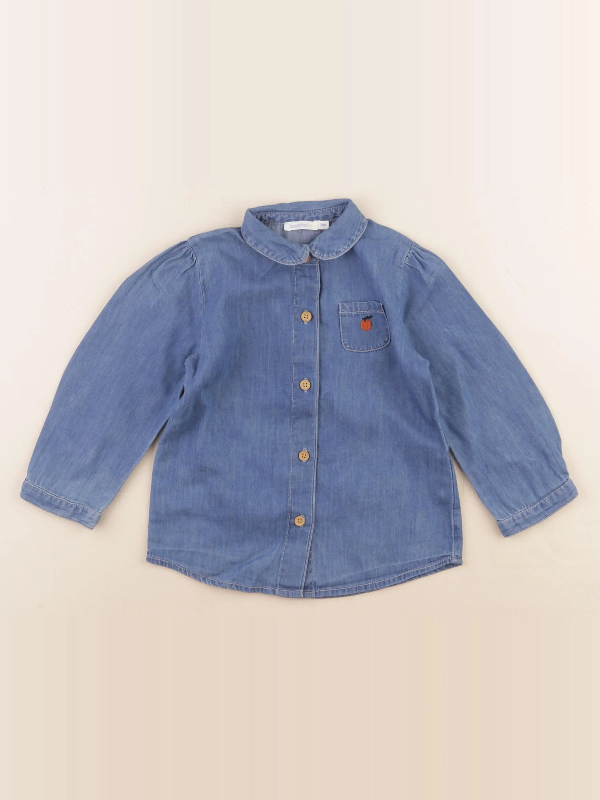 Boutchou - blouse bleu - 36 mois