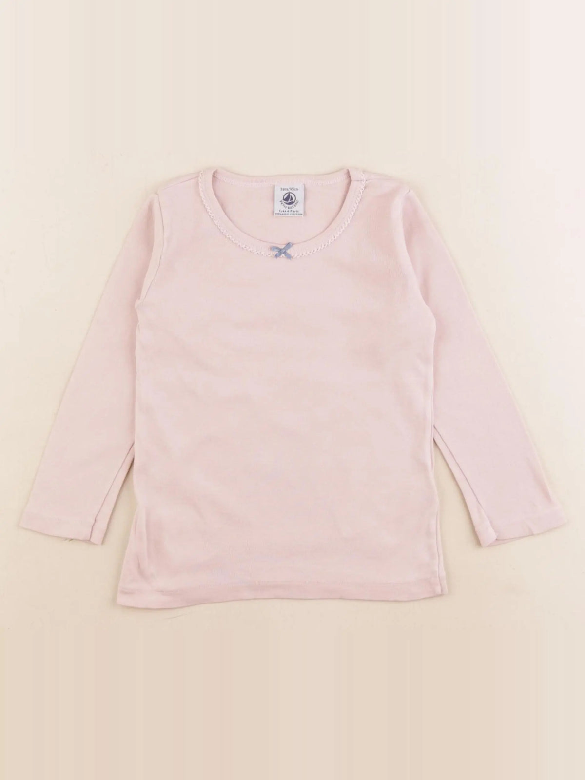 Petit Bateau - maillot de corps rose - 3 ans