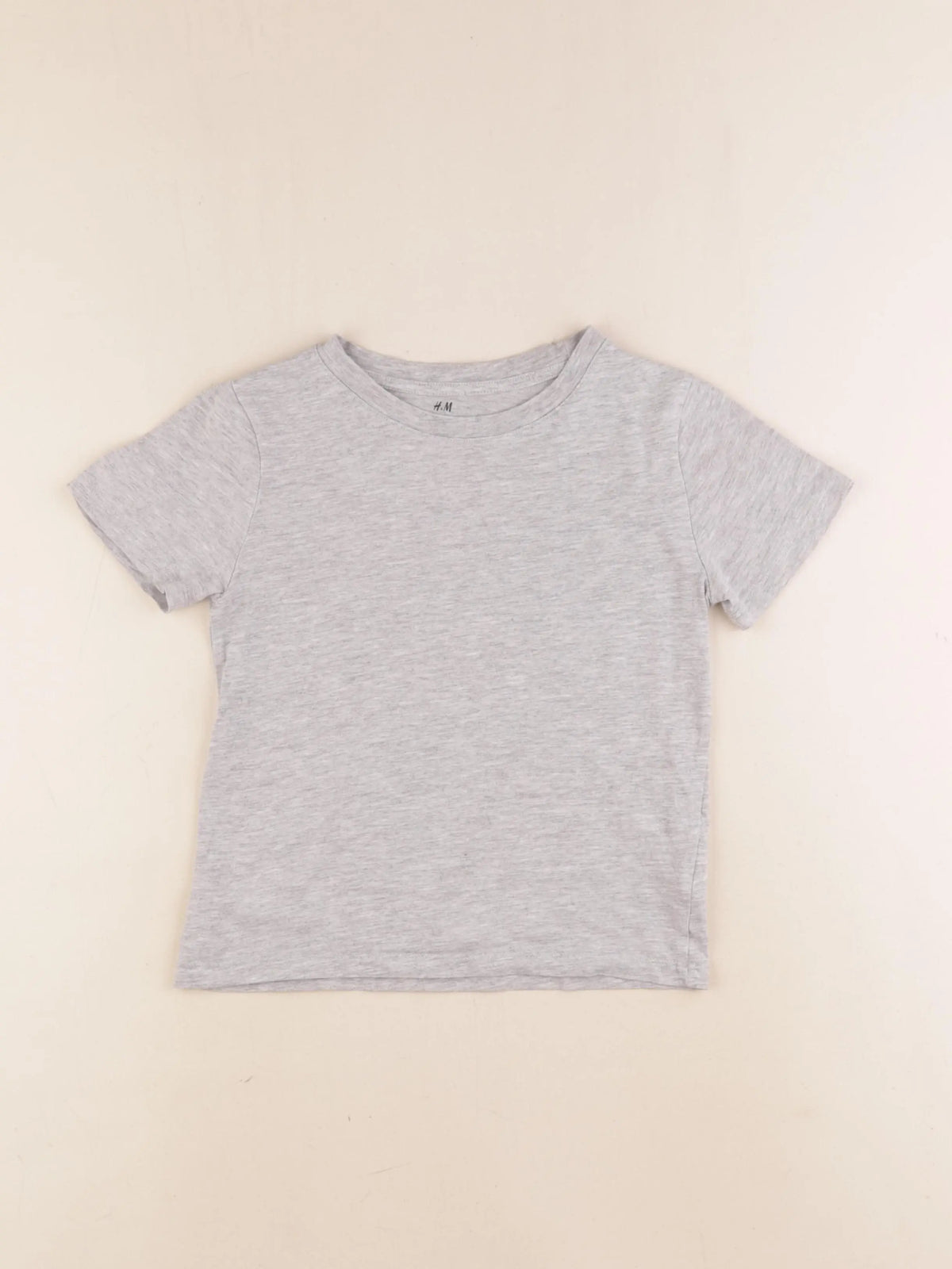 H&M - tee-shirt gris - 5/6 ans