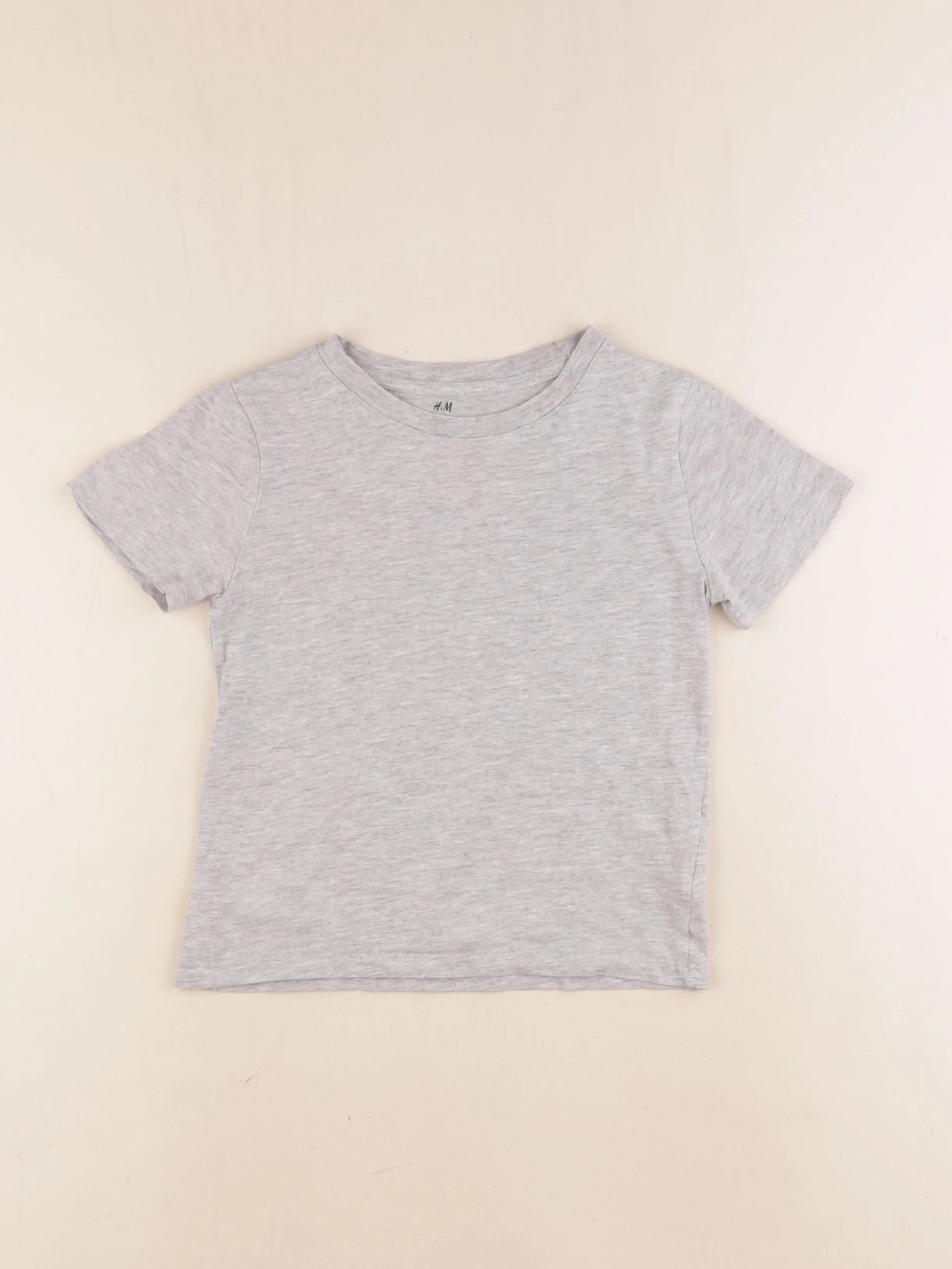 H&M - tee-shirt gris - 5/6 ans