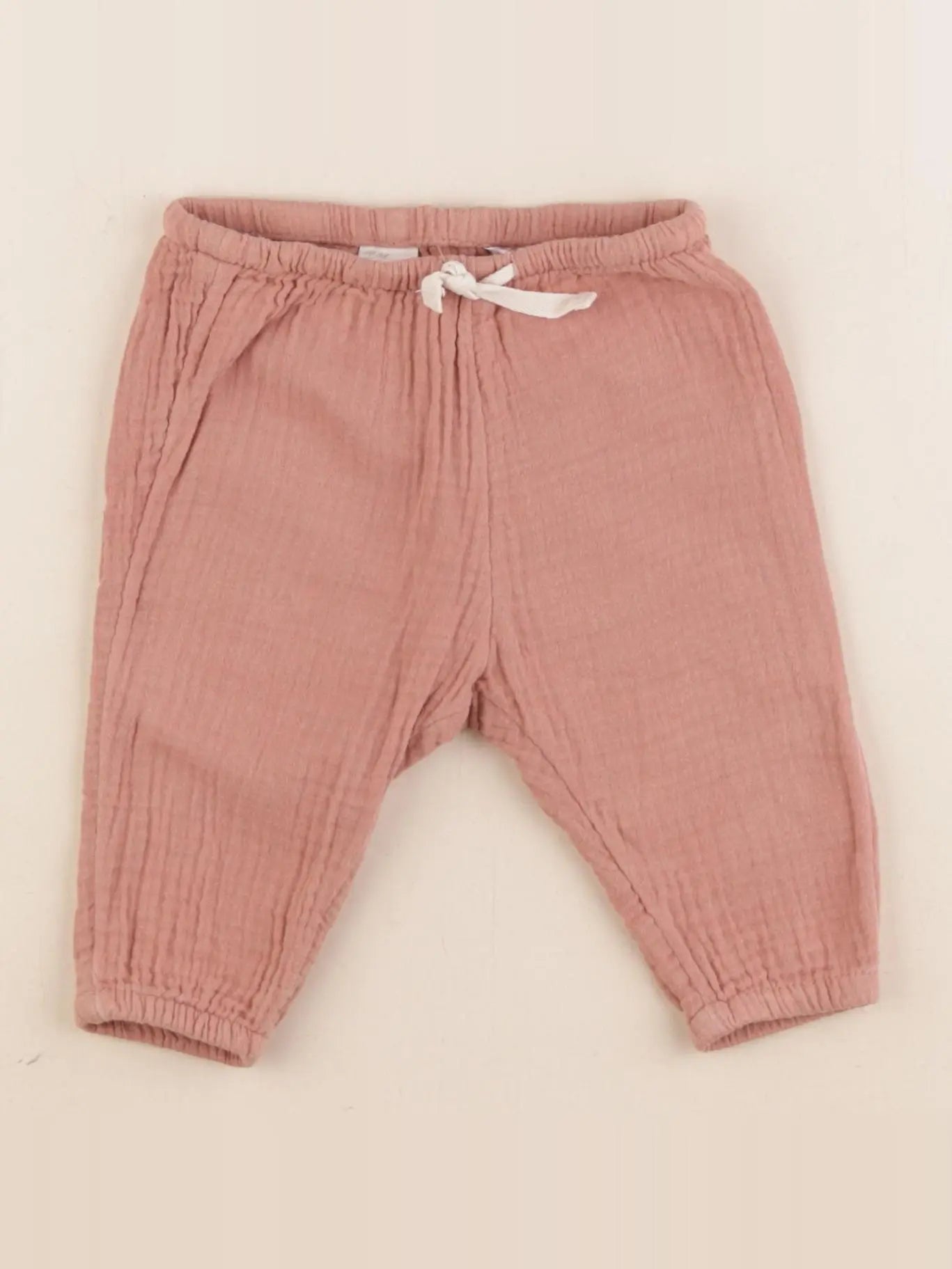 H&M - pantalon marron - 2/4 mois