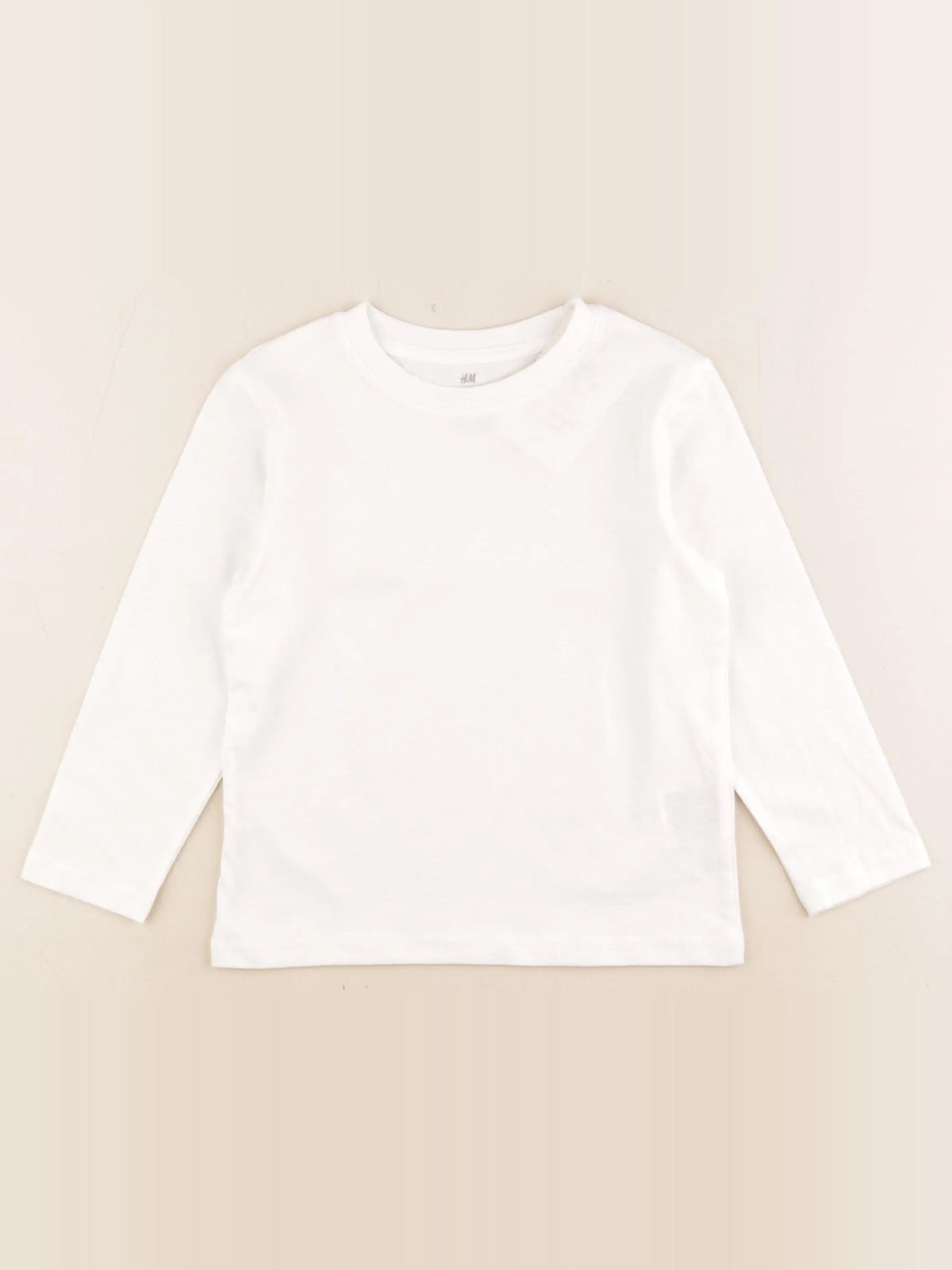H&M - tee-shirt blanc - 3/4 ans