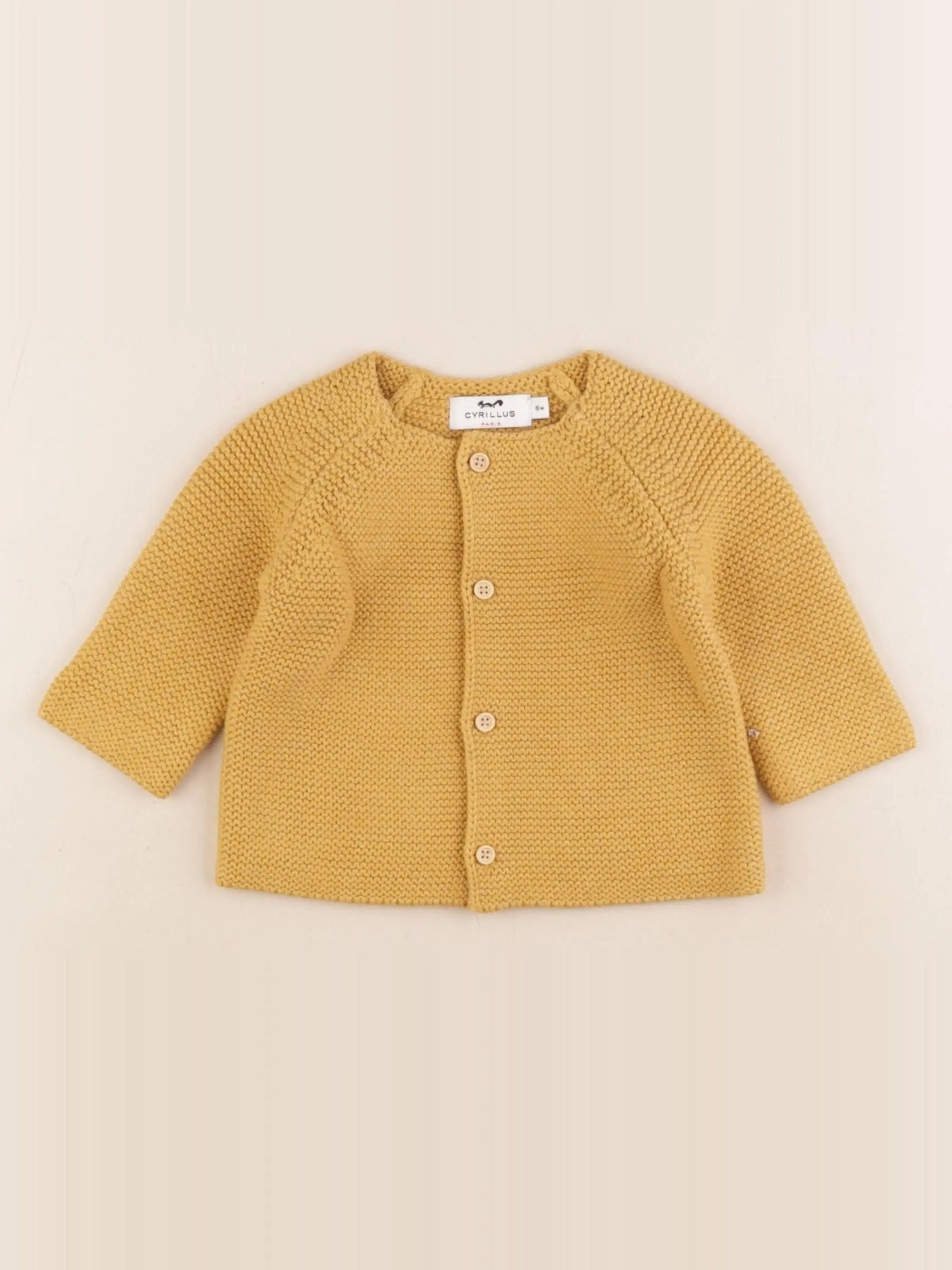 Cyrillus - gilet jaune - 6 mois