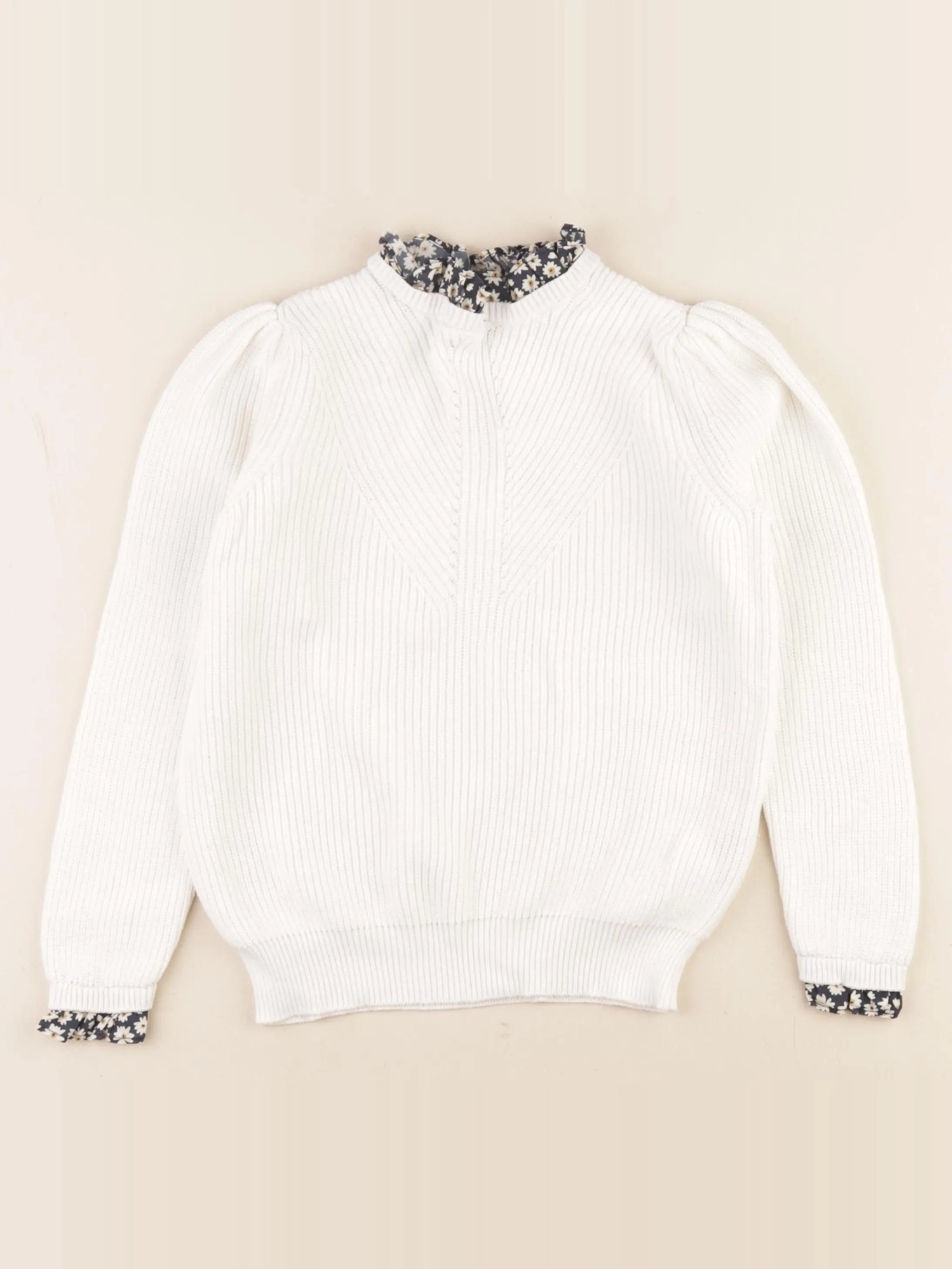 Boutchou - pull blanc - 8 ans