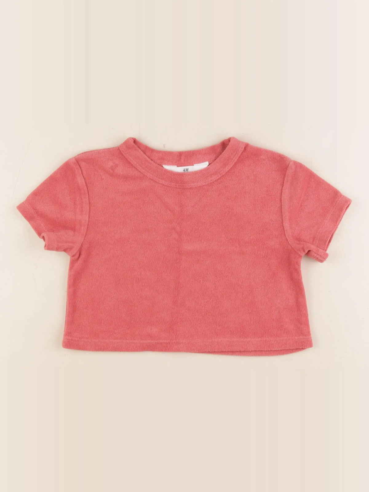 H&M - tee-shirt rose - 18/24 mois