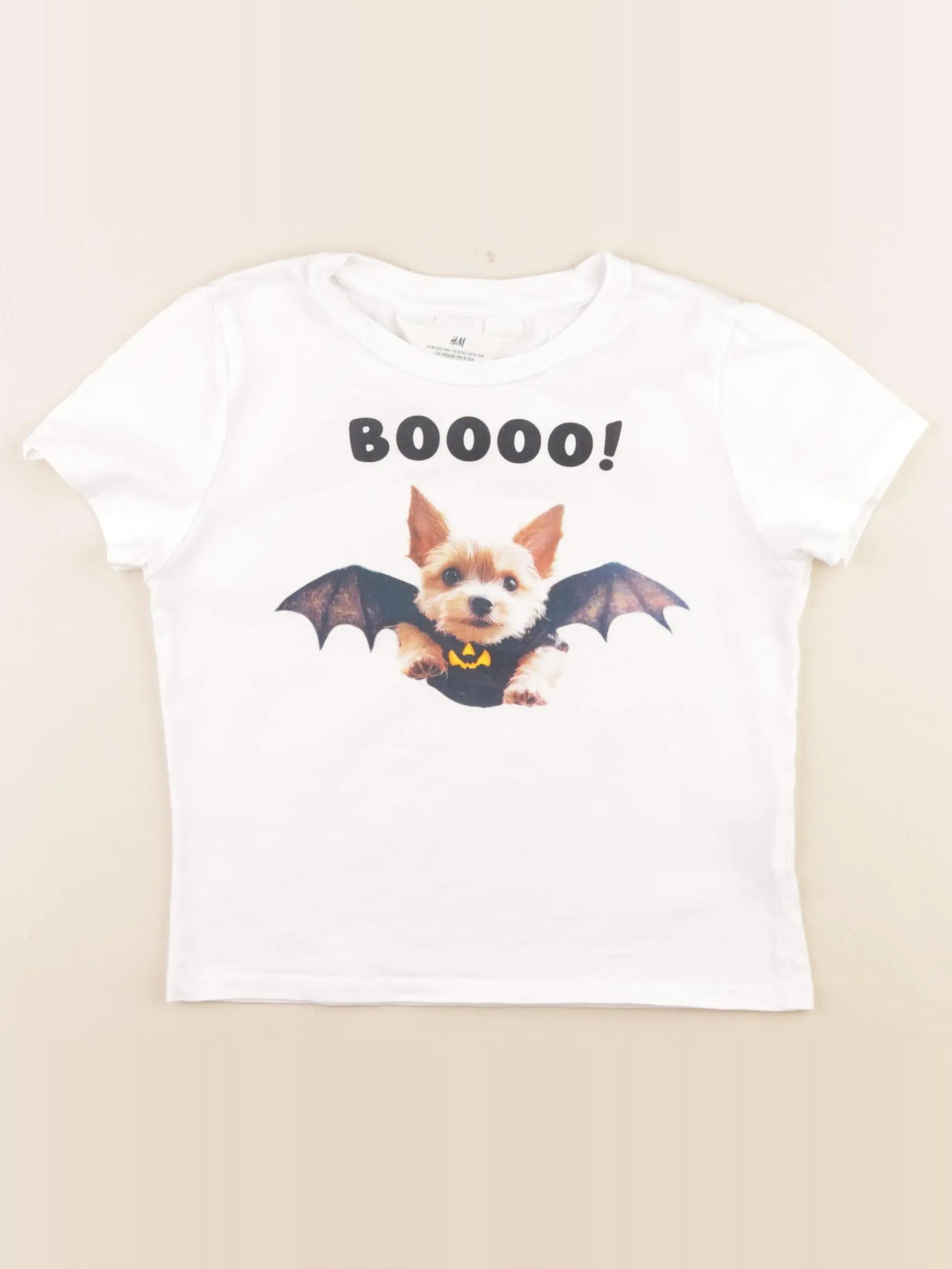 H&M - tee-shirt blanc - 8/10 ans
