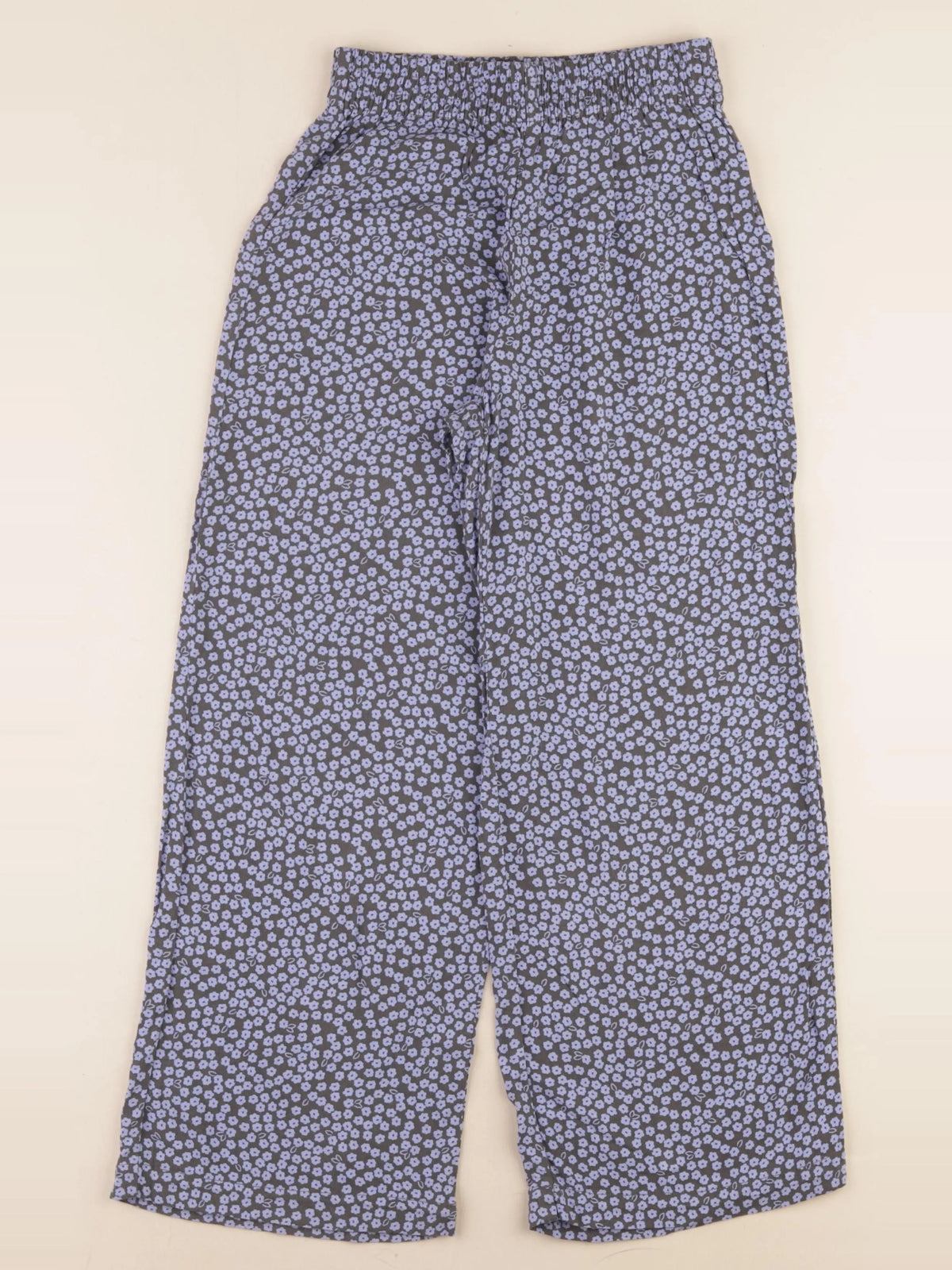 H&M - pantalon bleu - 7/8 ans