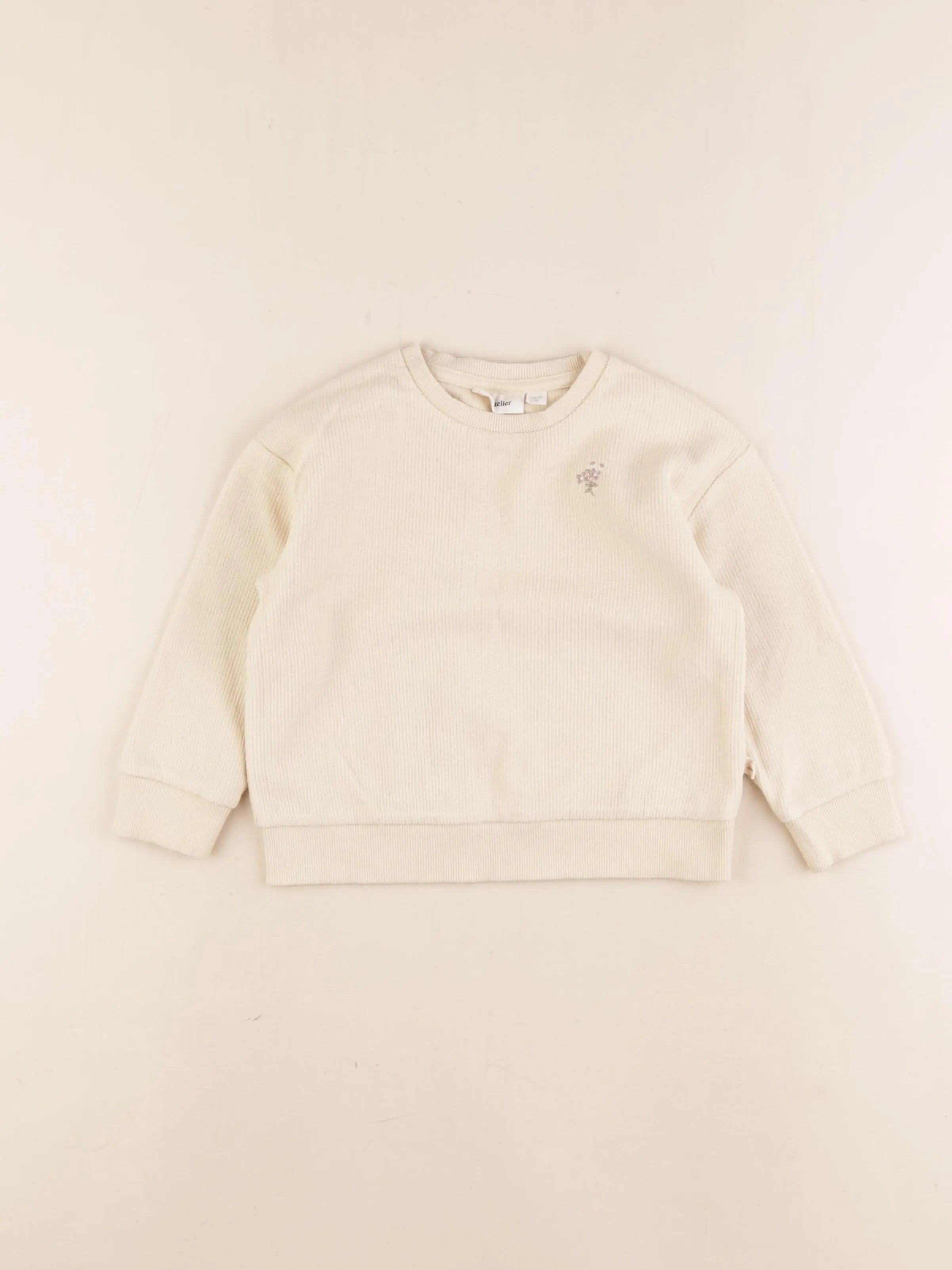 Lil'Atelier - sweat beige - 18/24 mois