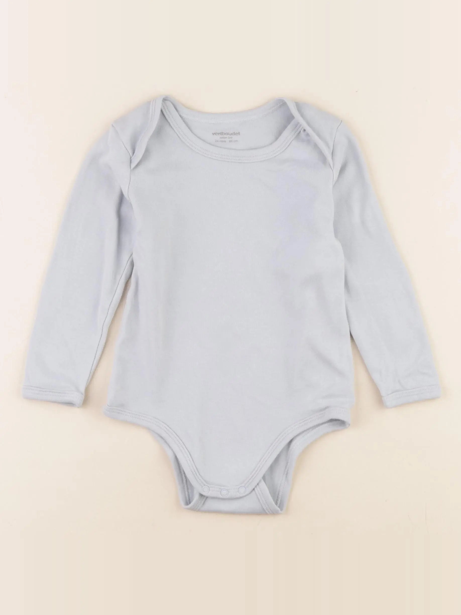 Vertbaudet - body bleu - 24 mois