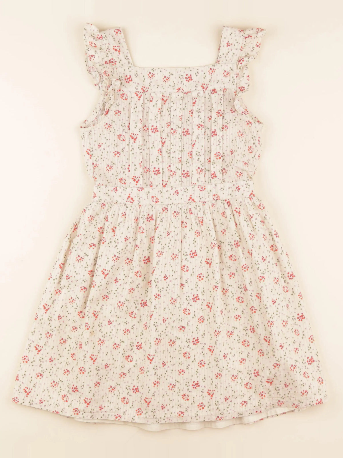 Cyrillus - robe beige - 8 ans