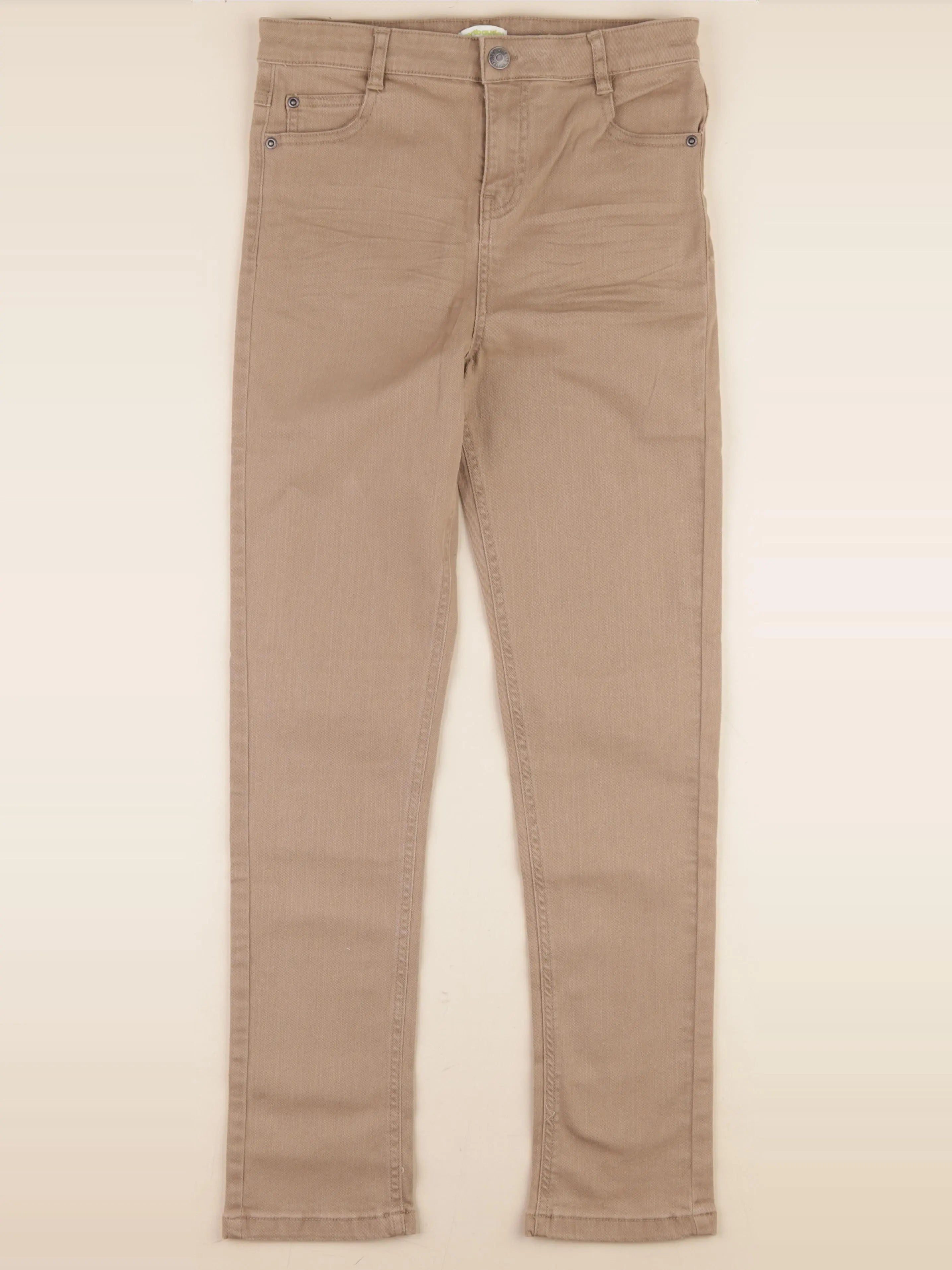 Vertbaudet - jean beige - 12 ans