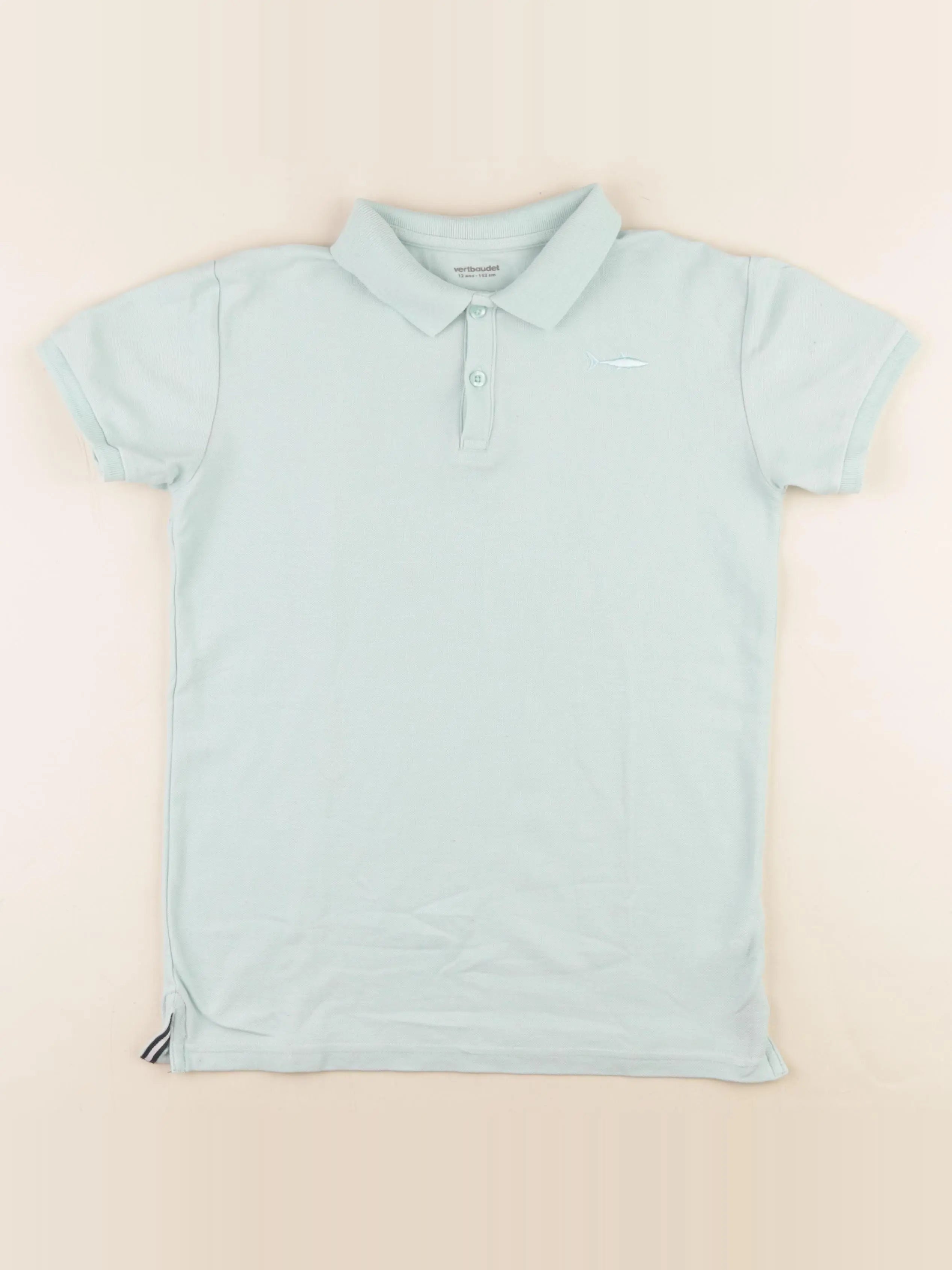 Vertbaudet - polo vert - 12 ans