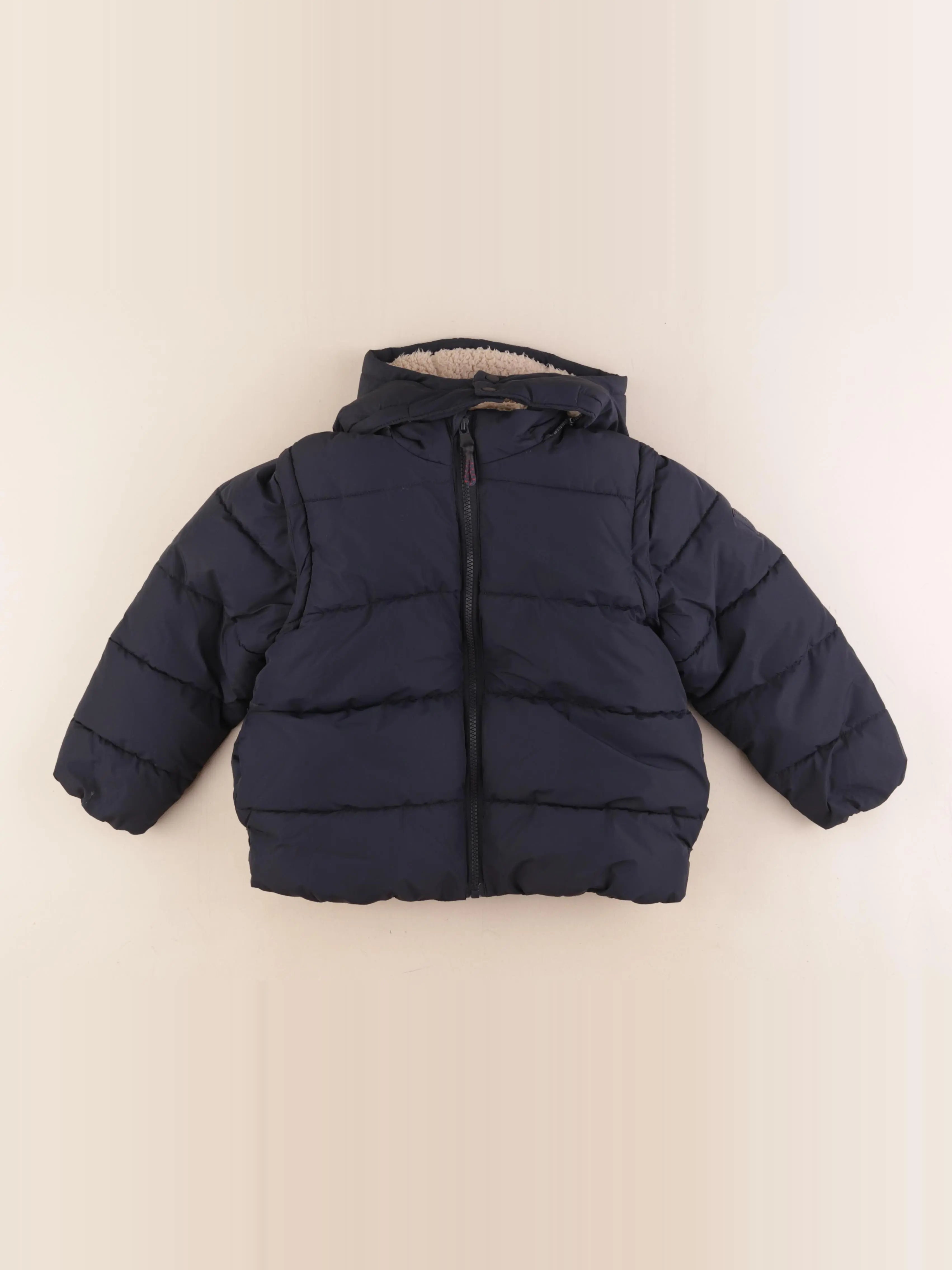 Vertbaudet - doudoune bleu - 5 ans