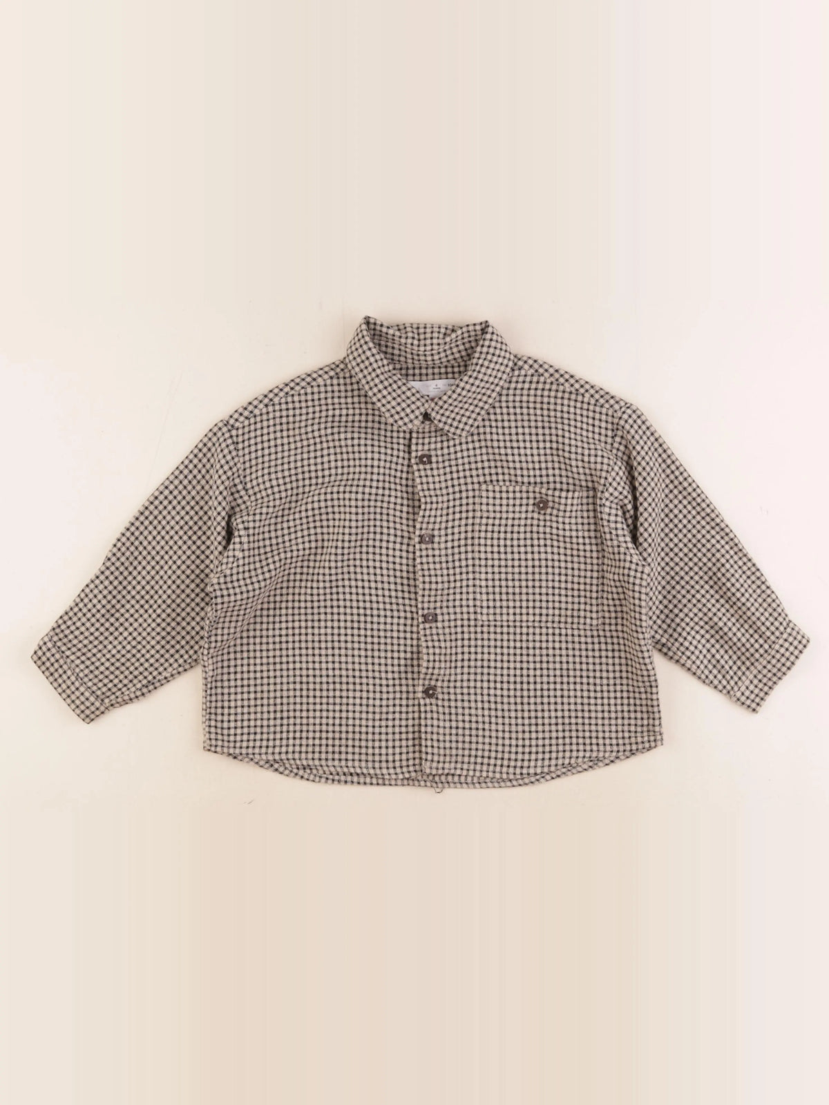Zara - chemise beige - 4 ans