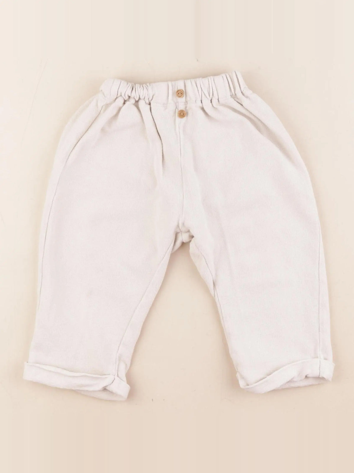 H&M - pantalon beige - 12/18 mois