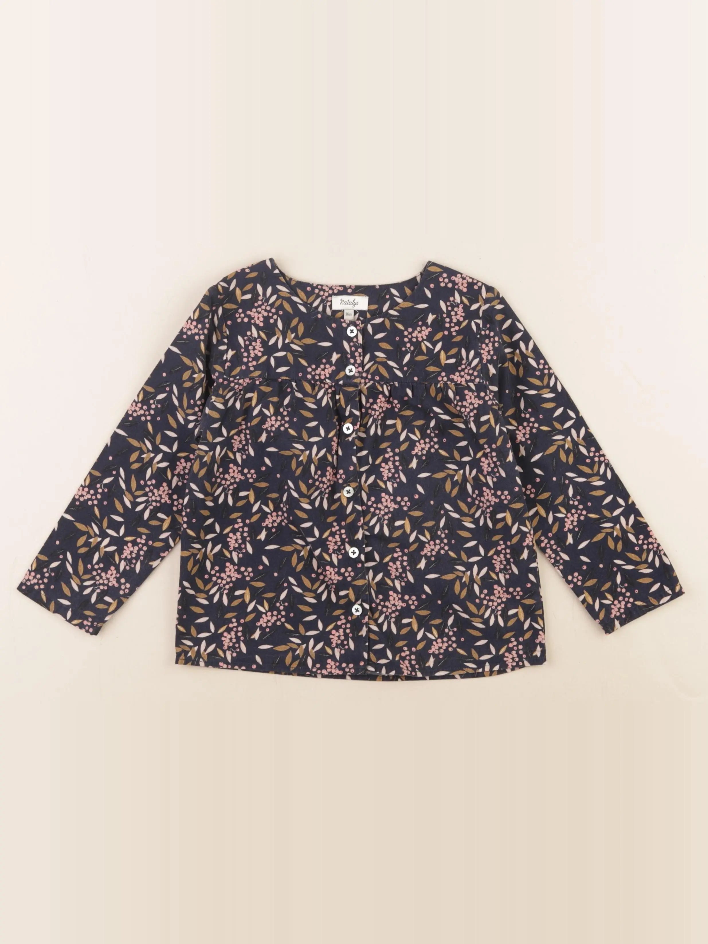 Natalys - chemise multicolore - 36 mois