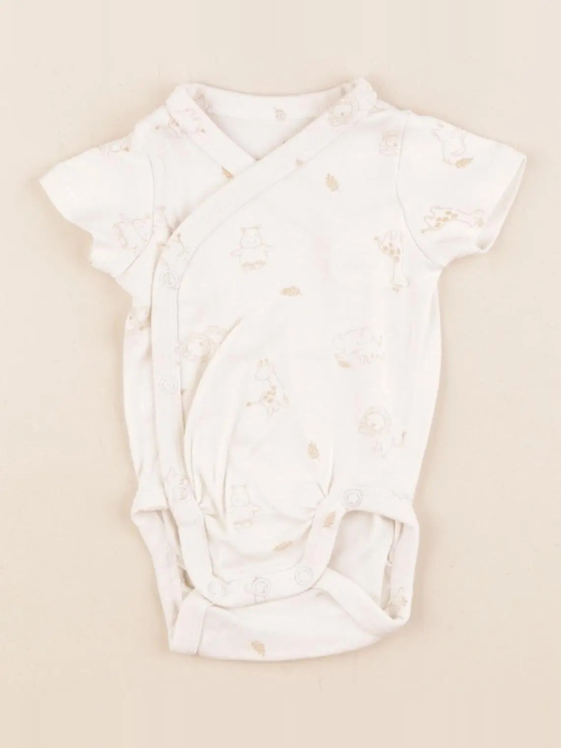 H&M - body beige - 0/1 mois