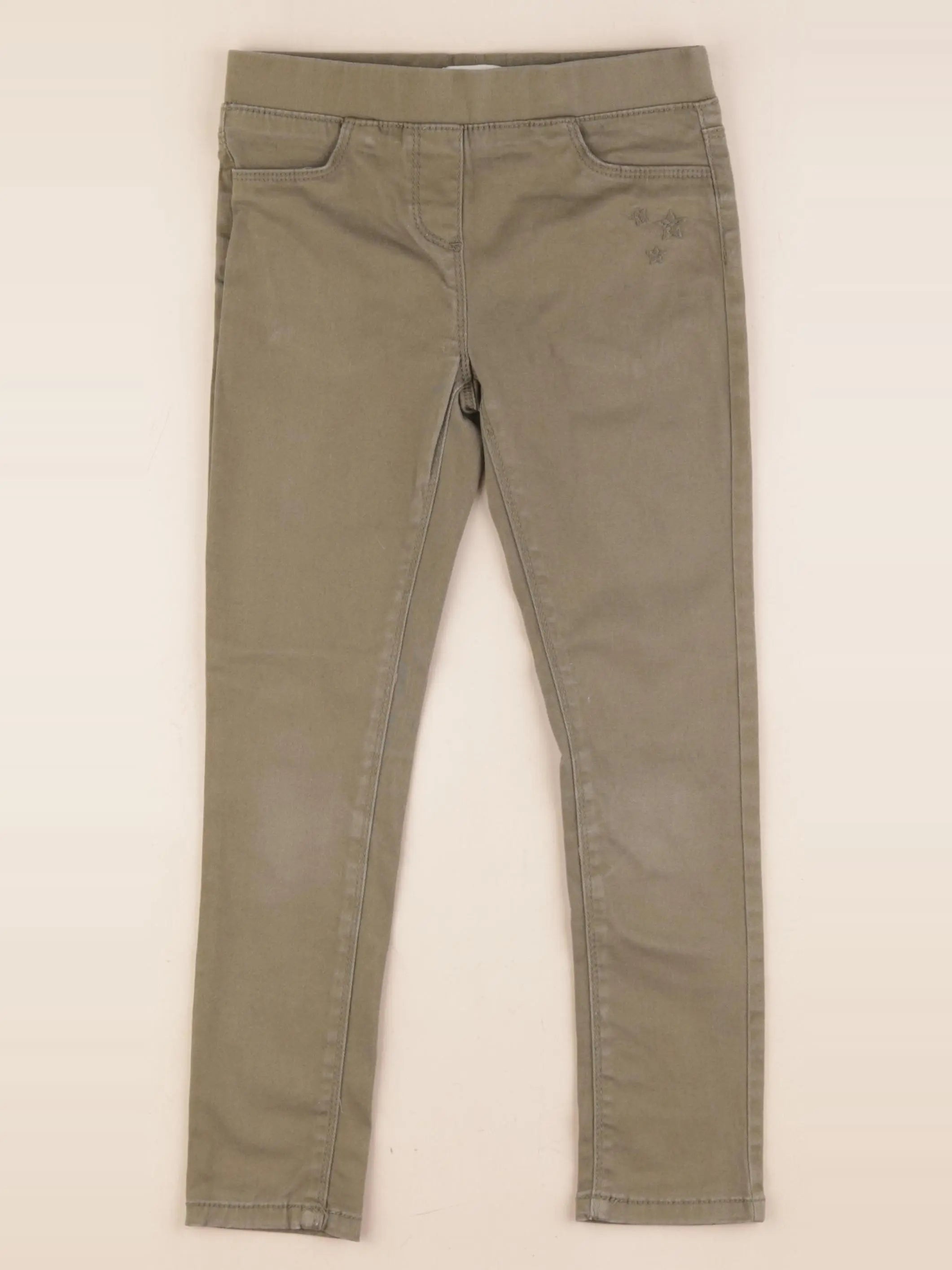 Vertbaudet - legging vert - 7 ans