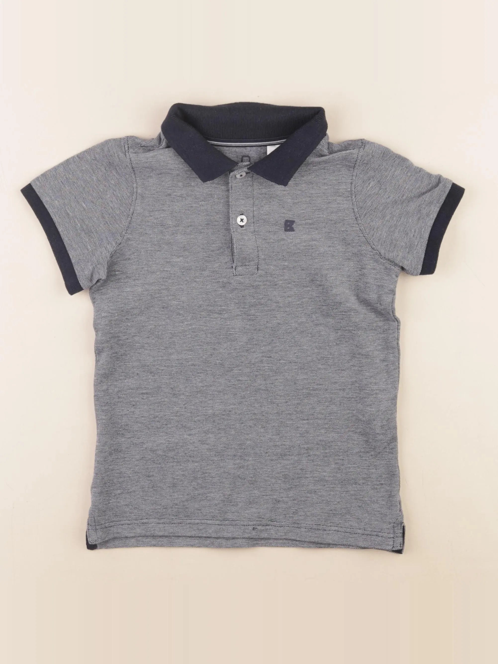 Okaidi - polo bleu - 5 ans